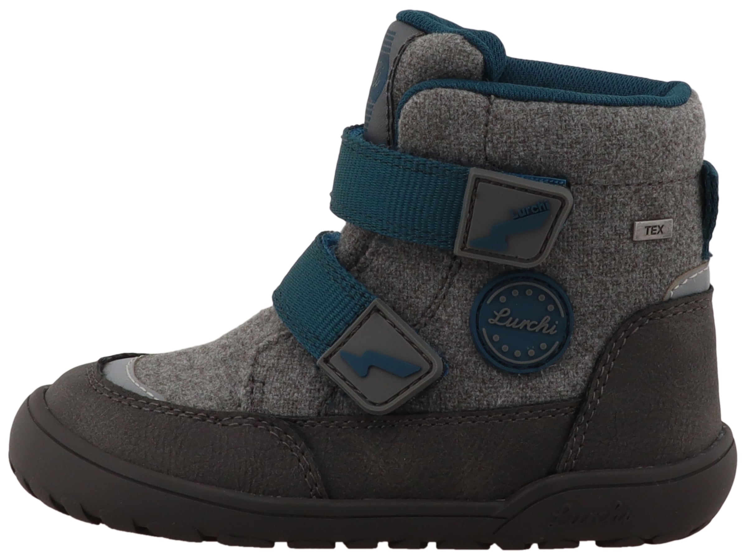Lurchi Barfußschuh »Jumpy Barefoot-TEX«  Winterboots mit Kontrastbesätzen, Größenschablone zum Download