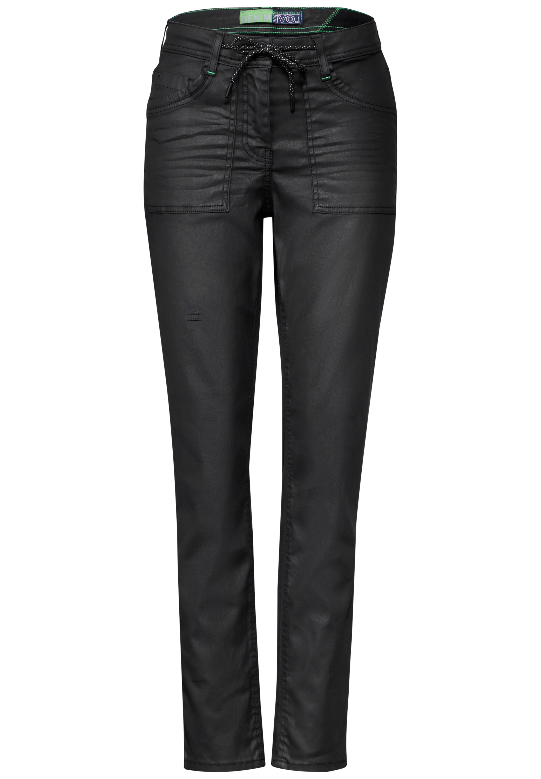 Cecil Regular-fit-Jeans »Style Tracey«, mit Tunnelzug am Bund