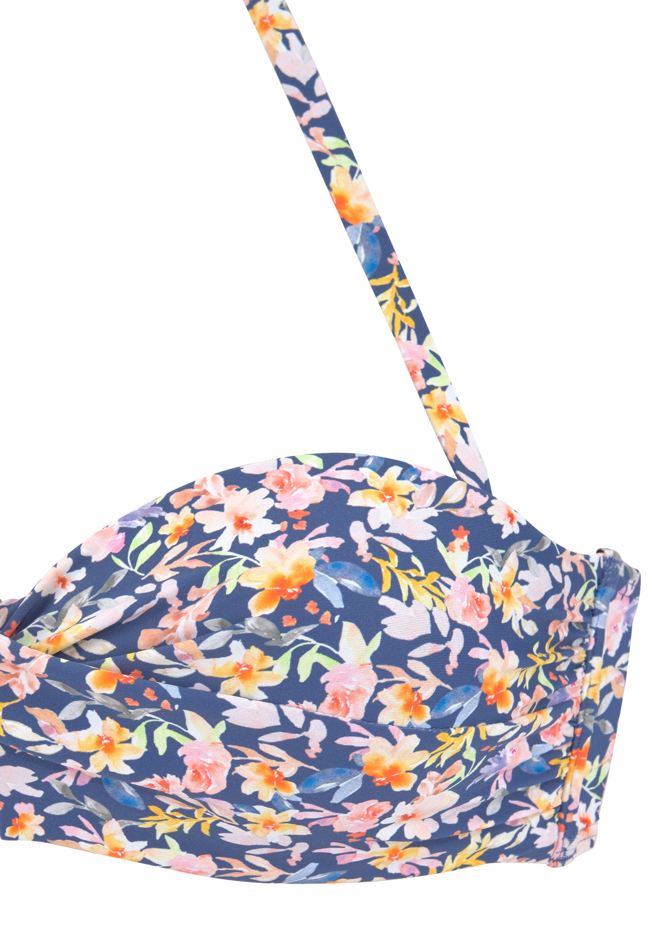 Buffalo Bügel-Bandeau-Bikini, im floralen Design
