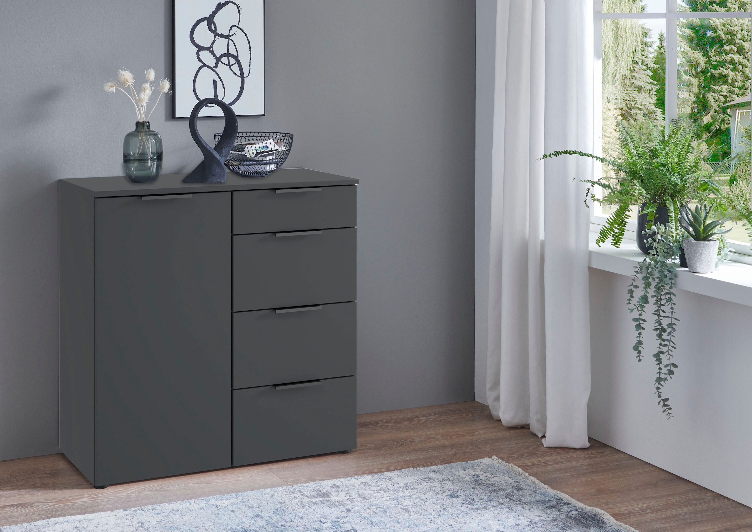 Wimex Kombikommode »Oxford by fresh to go, mit Schubladen, in 2 Größen« 81 oder 135cm breit, 92cm hoch, 41cm tief,  Mit Soft-close Beschlägen, Kommode Made in Germany