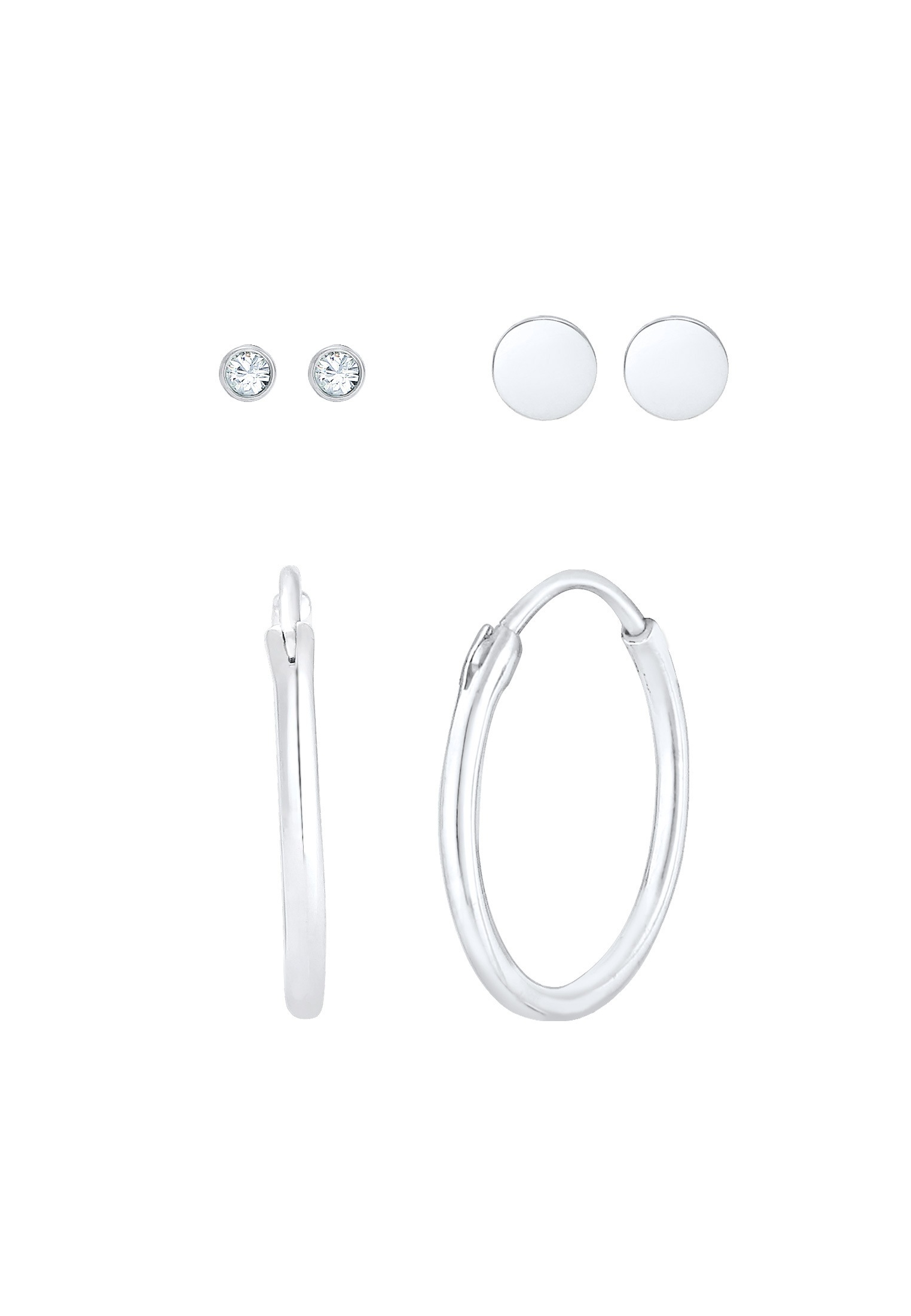 Elli Ohrstecker-Set »Ohrringe Ohrstecker 3er Set 925 Sterling Silver«
