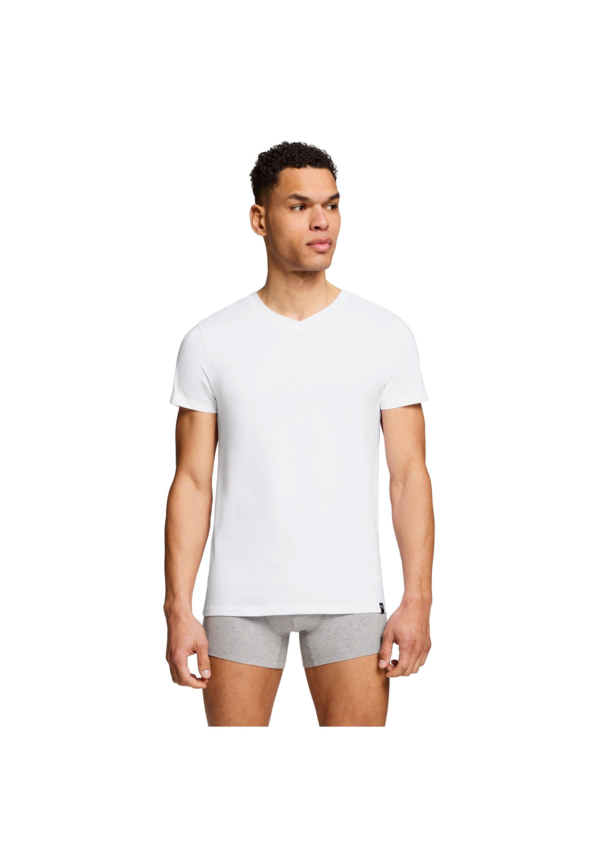PUMA T-Shirt »T-Shirt V-Neck Tee 2P 2er Pack« 2