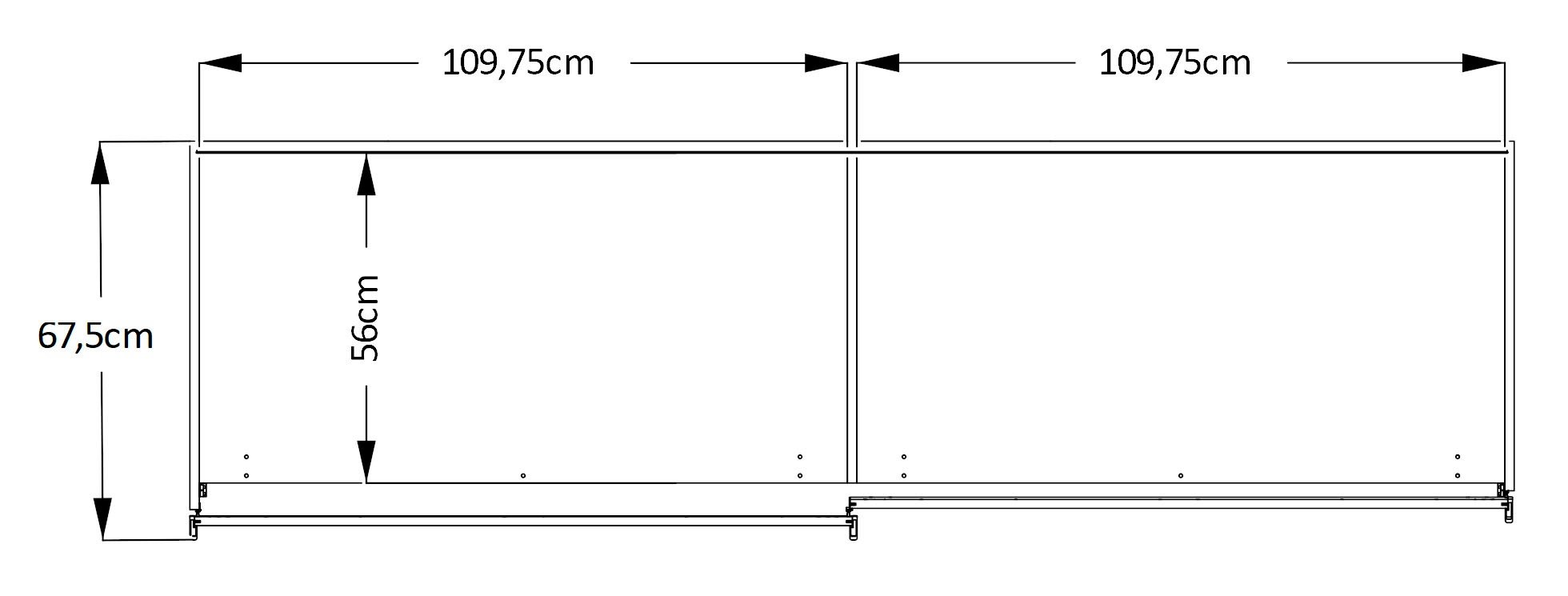 STAUD Schwebetürenschrank »Sinfonie Plus, edles Design in hochwertiger Qualität, Made in Germany« Mit Spiegeltüre und in vier verschiedenen Ausstattungsvarianten