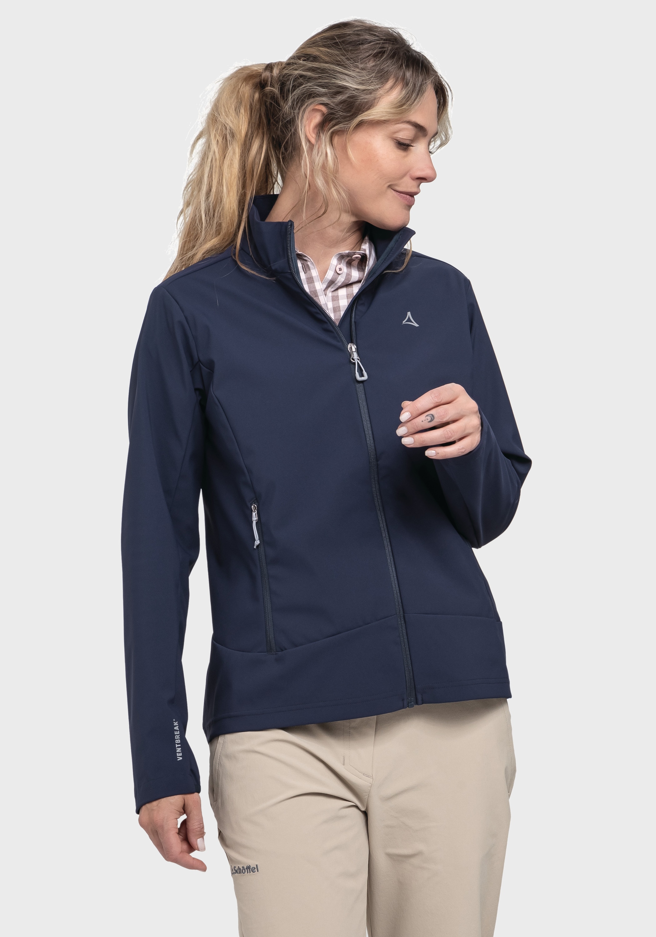 Schöffel Outdoorjacke »Hiking Softshell Jk Style Mirusha WMS«, ohne Kapuze