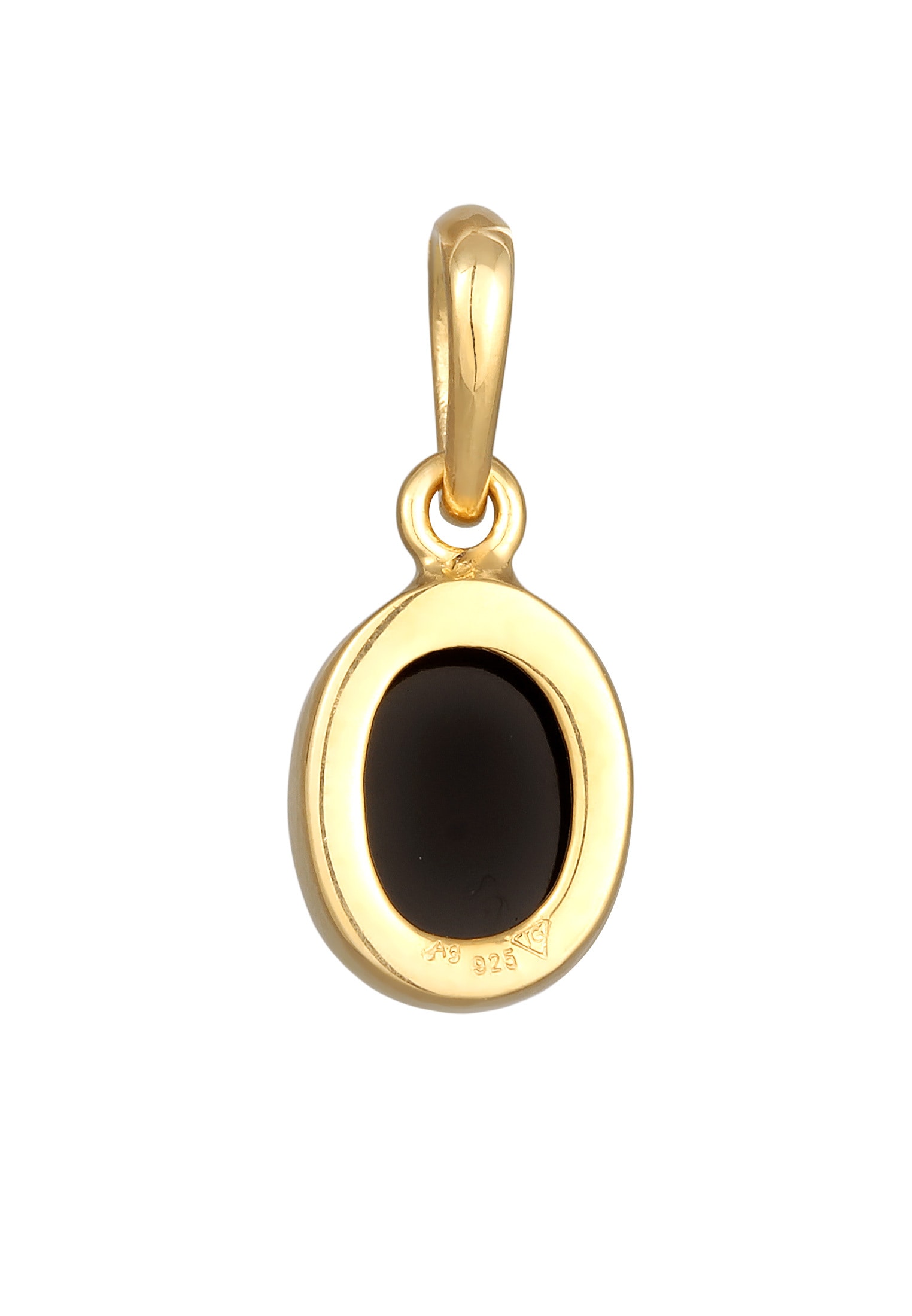 Elli Amulett »Anhänger Onyx Anhänger Klassisch 925 Silber«