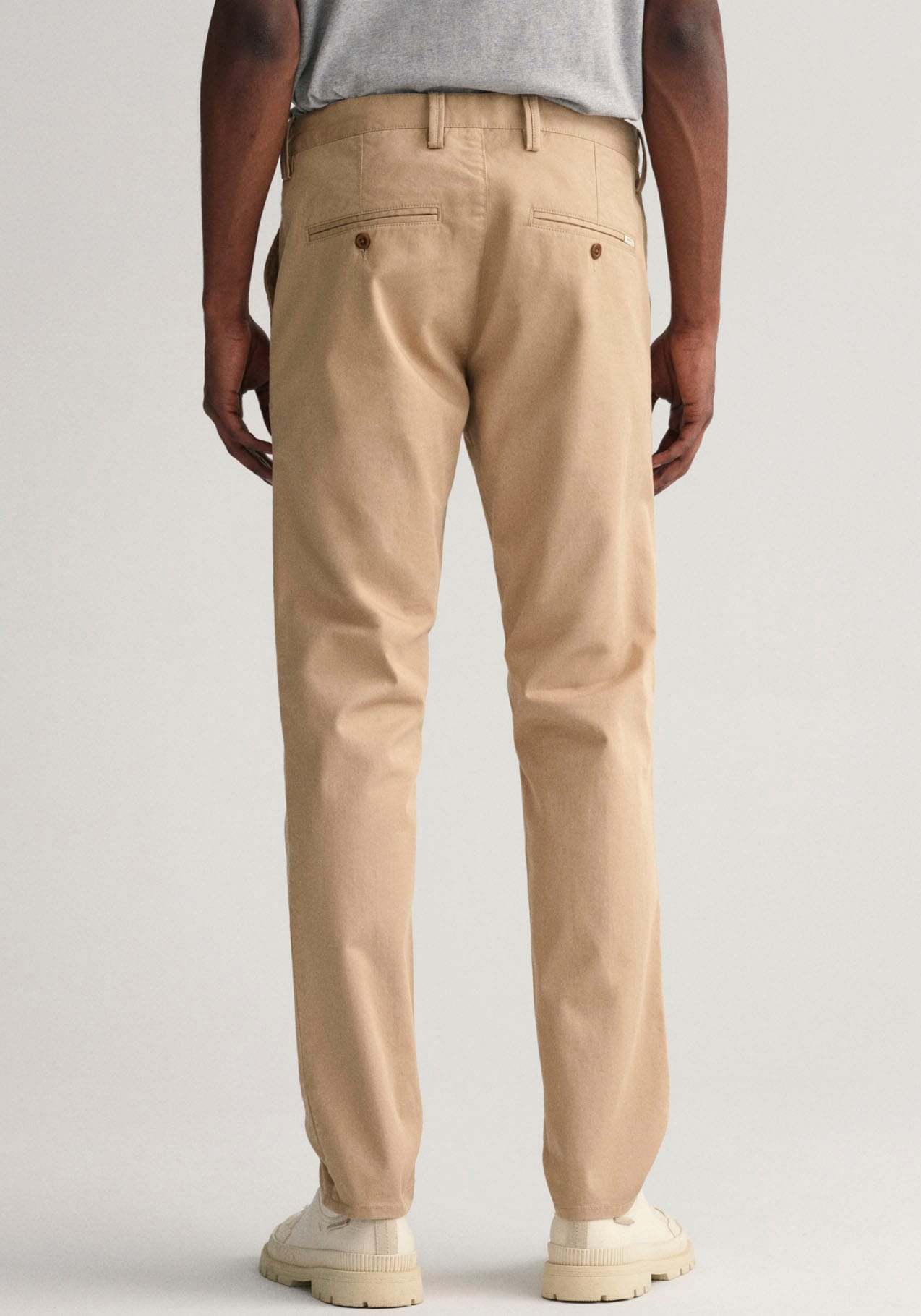 Gant Chinohose »SLIM TWILL CHINOS«, mit gefütterten Seitentaschen