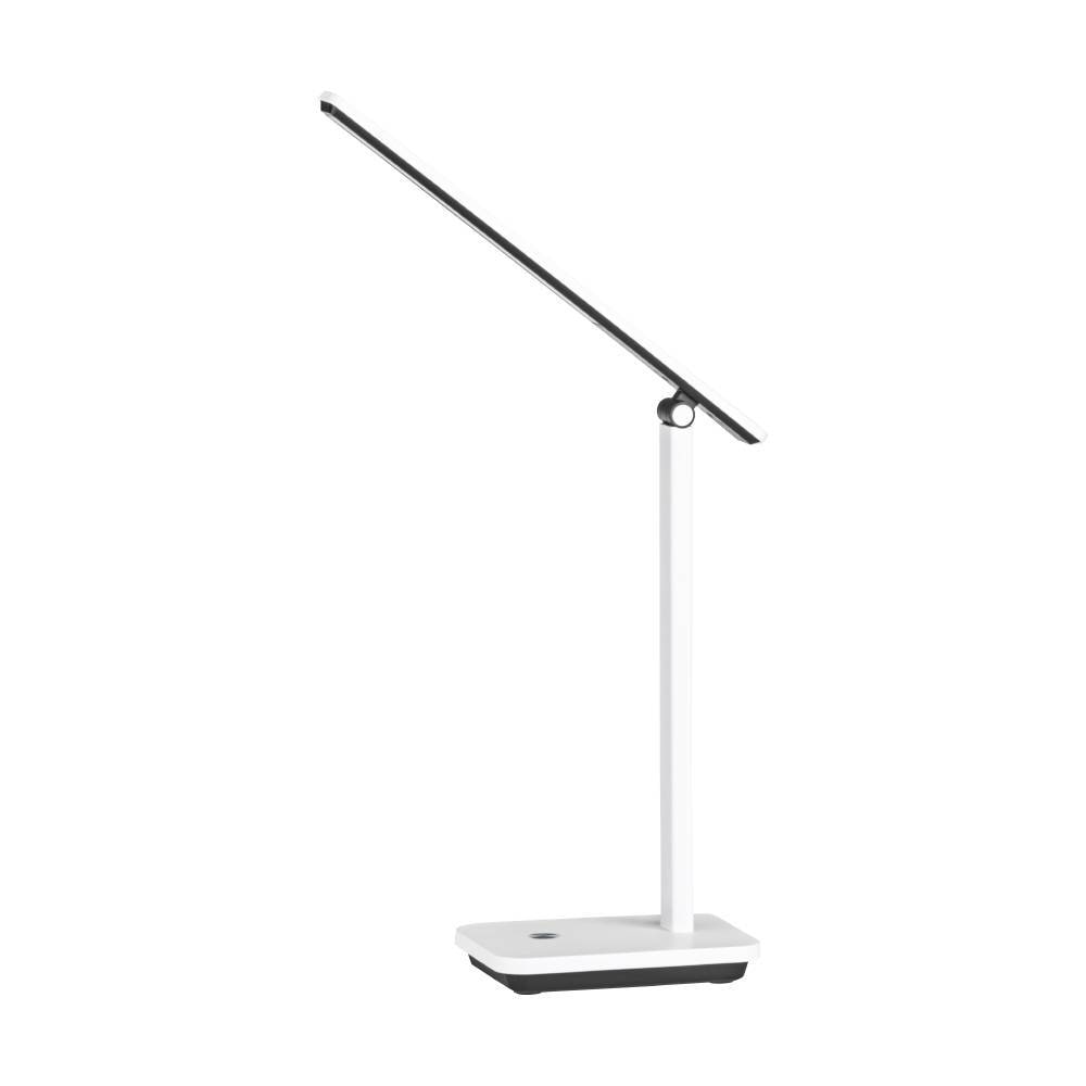 EGLO Tischleuchte »INIESTA LED Tischlampe, weiß-schwarz, Touchsensor, dimmbar, USB«, 1 flammig, Leuchtmittel LED-Modul | LED fest integriert, Leselampe, Schreibtischlampe, 3-step CCT, Kopf verstellbar, 33x35x35cm