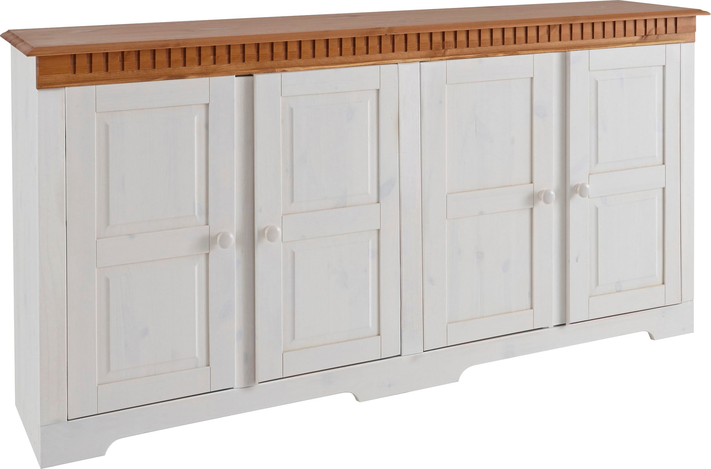 Home affaire Sideboard »Lisa«, Kommode aus massivem Kiefernholz, Breite 158,5 cm