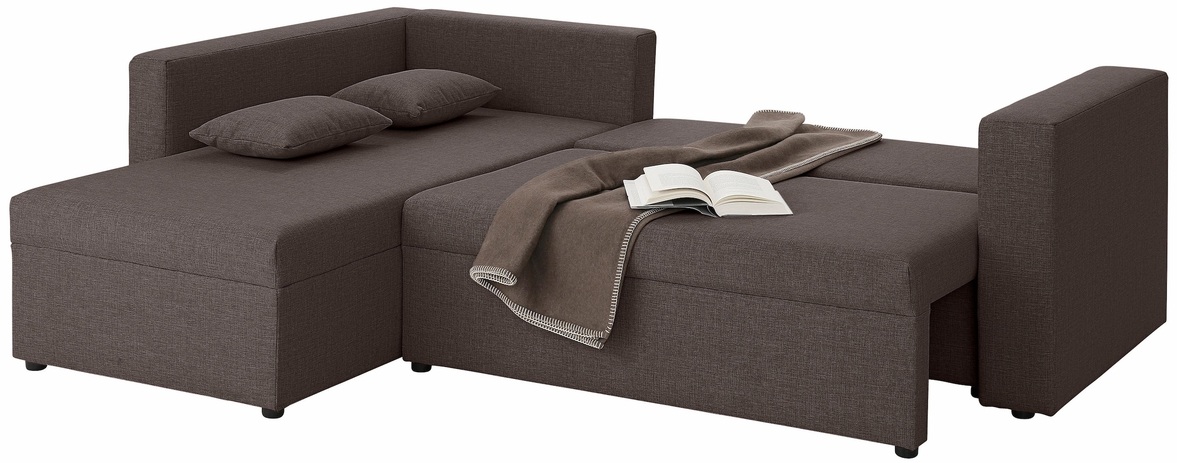 Home affaire Ecksofa »Pur L-Form«, wahlweise mit Bettfunktion