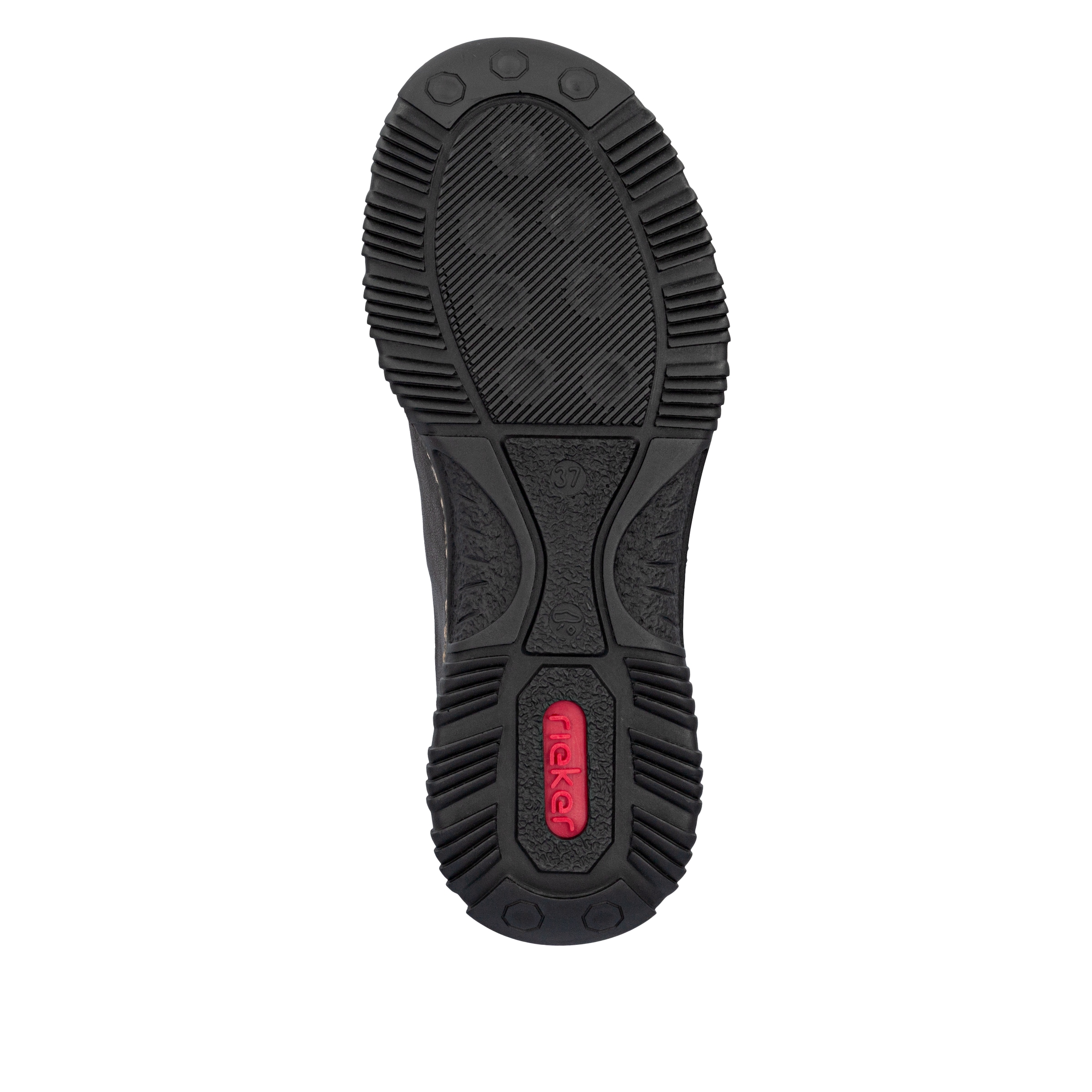 Rieker Slip-On Sneaker  Freizeitschuh, Halbschuh mit Zierreißverschluss und Gummizug