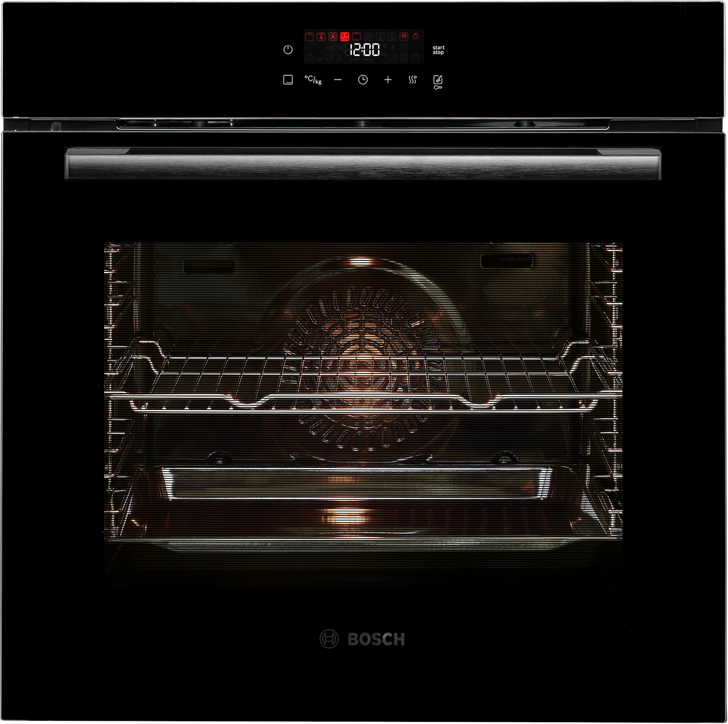 BOSCH Pyrolyse Backofen Serie 2 »HBA571BB4« mit Teleskopauszug nachrüstbar