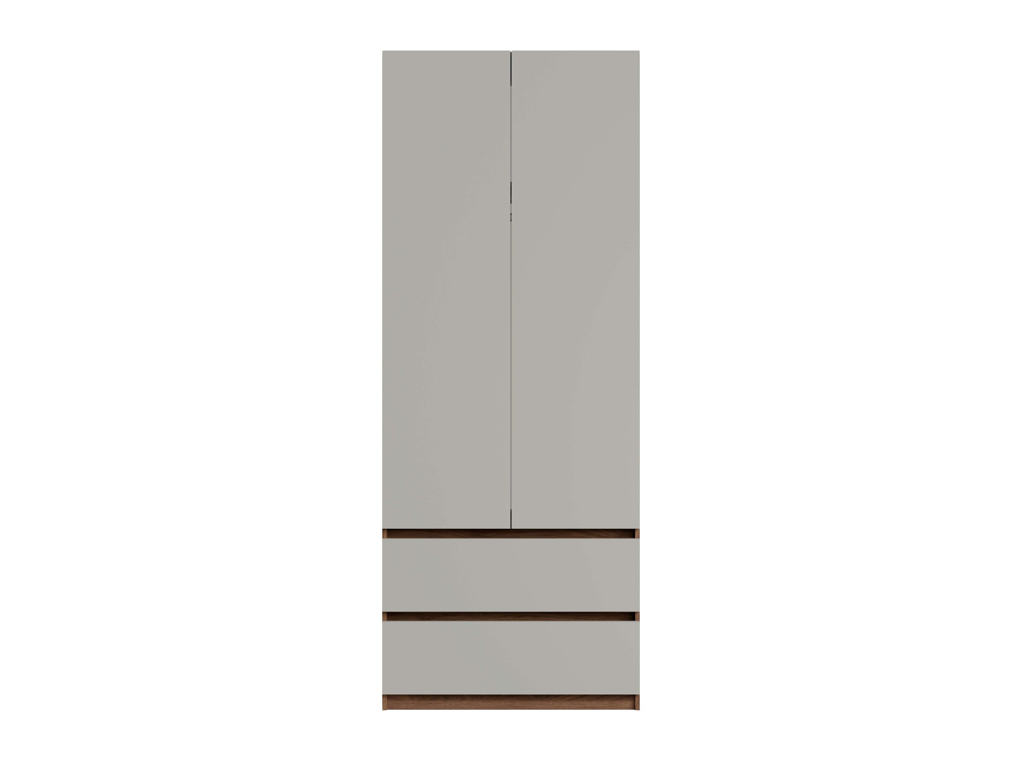 Home affaire Kleiderschrank »GERMO mit 1 Einlegeböde, 2 Schubladen, 1 Kleiderstange, 90/51/230cm«, Garderobe mit 2 Drehtüren, Wäscheschrank mit viel Stauraum