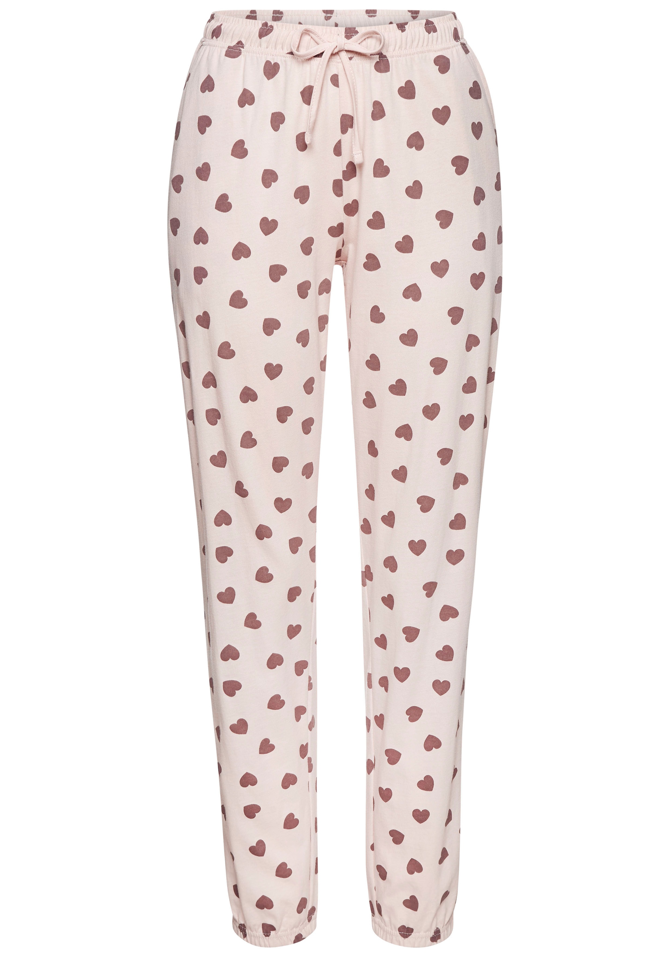 Vivance Dreams Pyjama Spar-Set, 2 Stück, 4 Stk. tlg., mit süßem Herzmuster