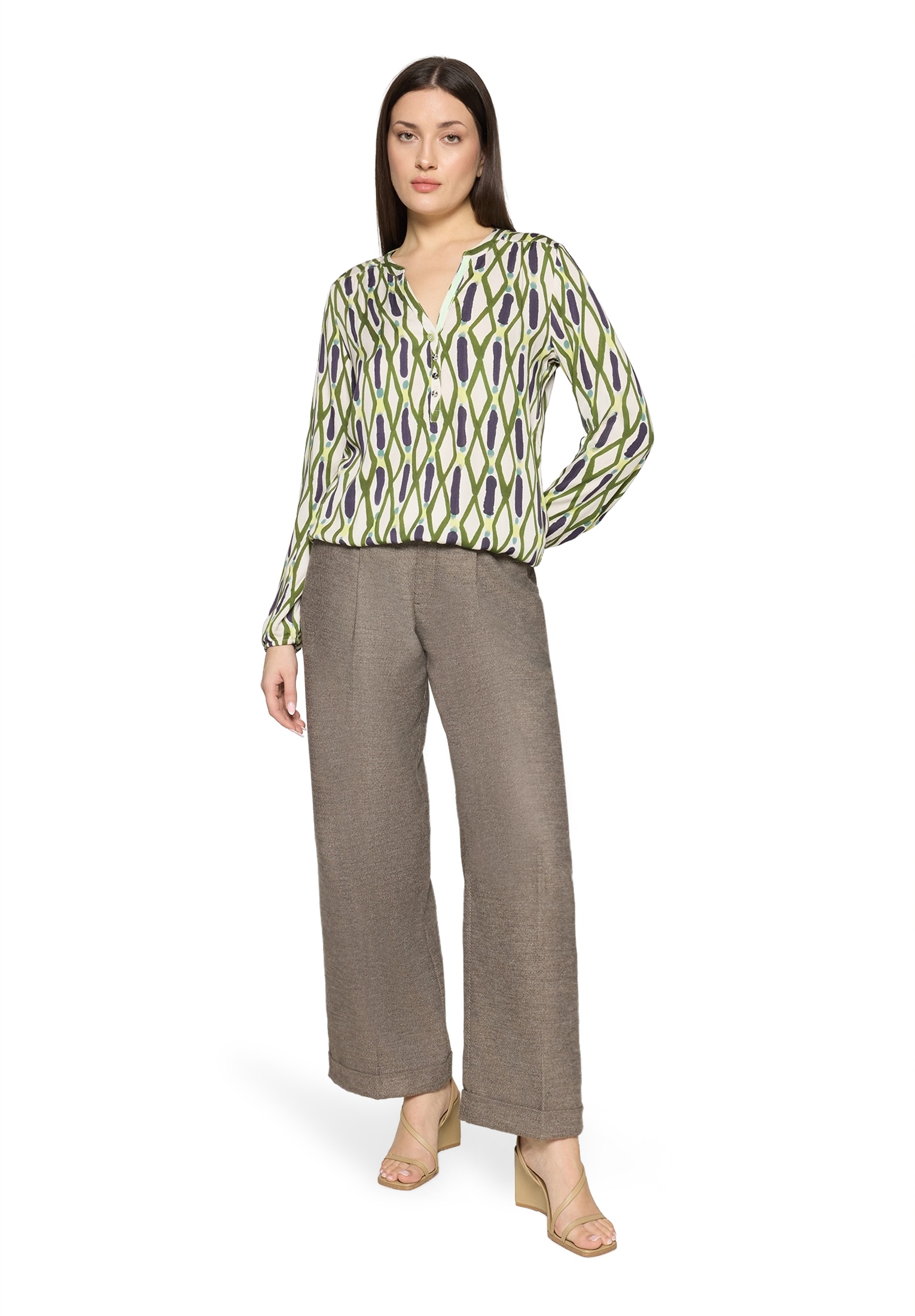 Cartoon Klassische Bluse »Casual-Bluse mit Muster«