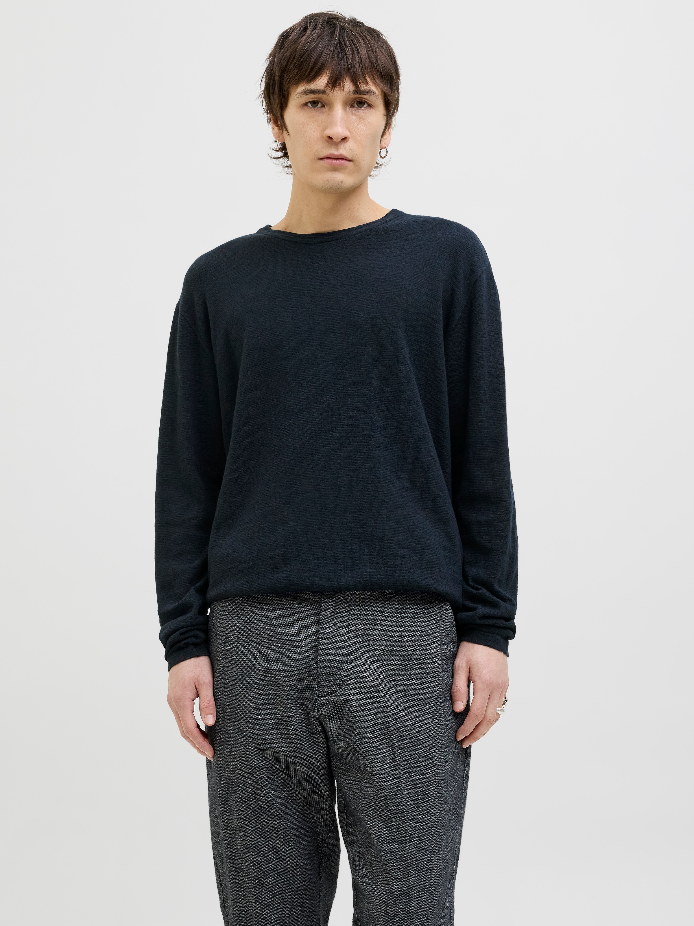 Jack & Jones »JJESUMMER KNIT CREW NECK SN« mit Rundhalsausschnitt