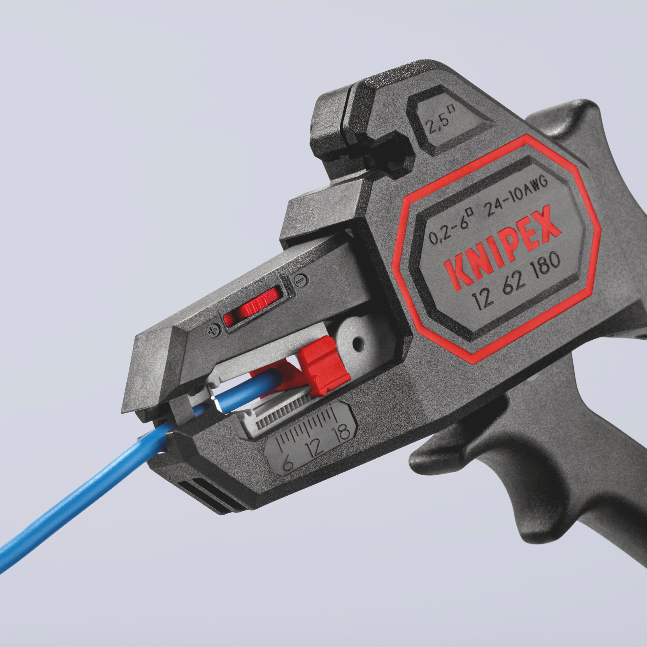 Knipex Abisolierzange »12 62 180«, (1 tlg.), automatisch, 180 mm
