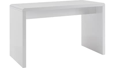 SalesFever Schreibtisch, Weiß hochglanz lackiert kaufen