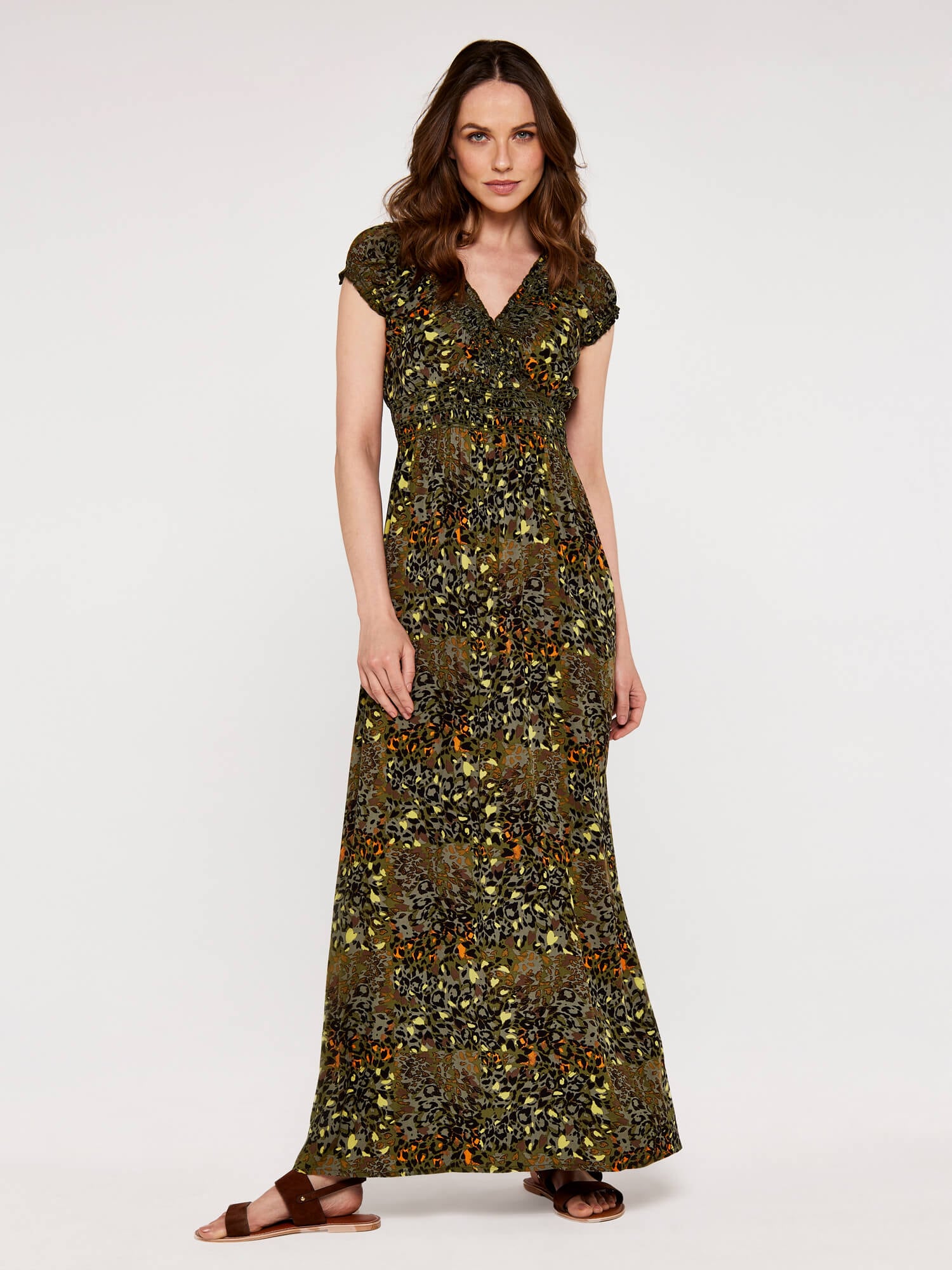 Apricot Maxikleid »Maxikleid« 1 tlg. mit Animal-Print