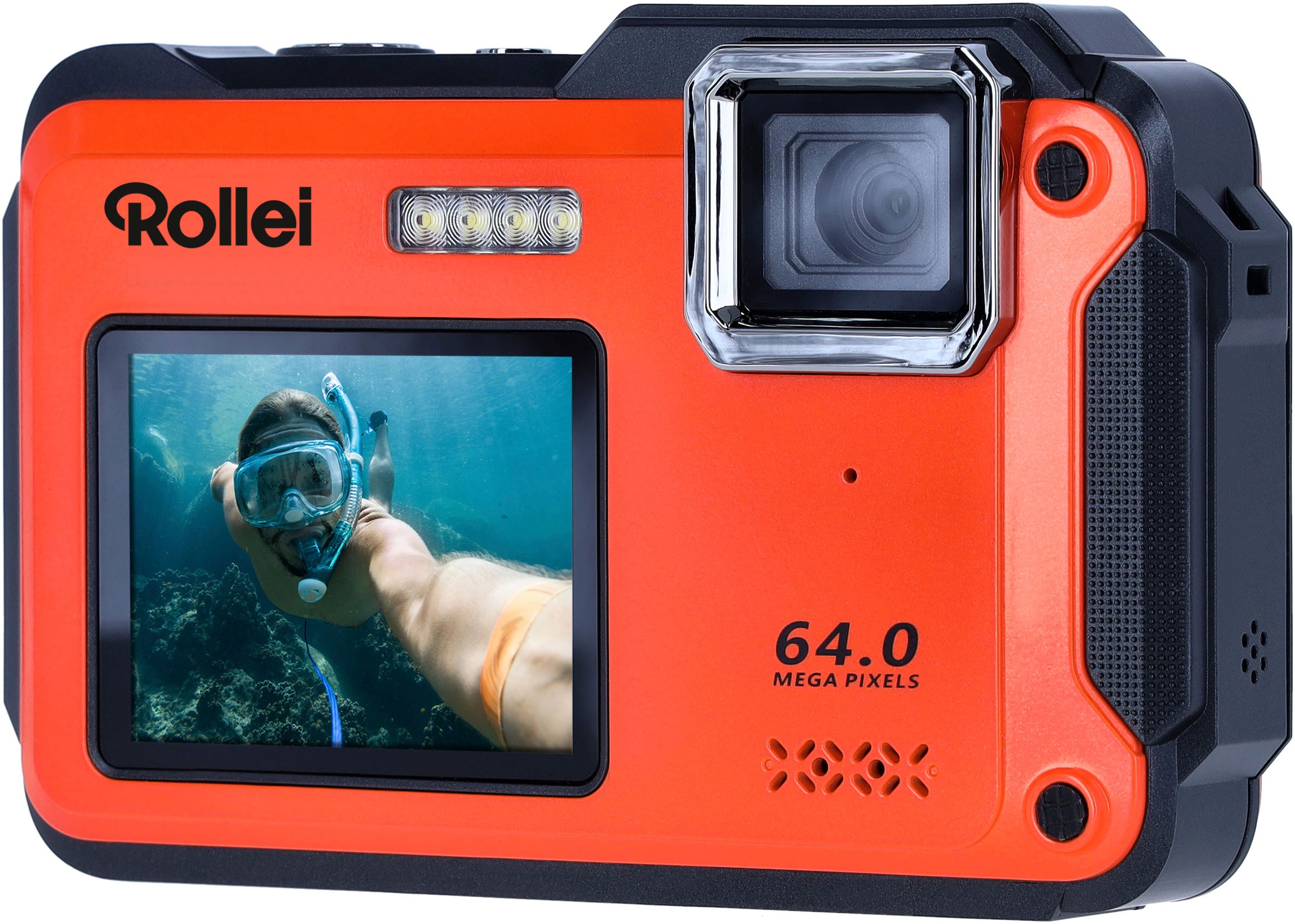 Rollei Kompaktkamera »Sportsline 64 Selfie«, 64 MP