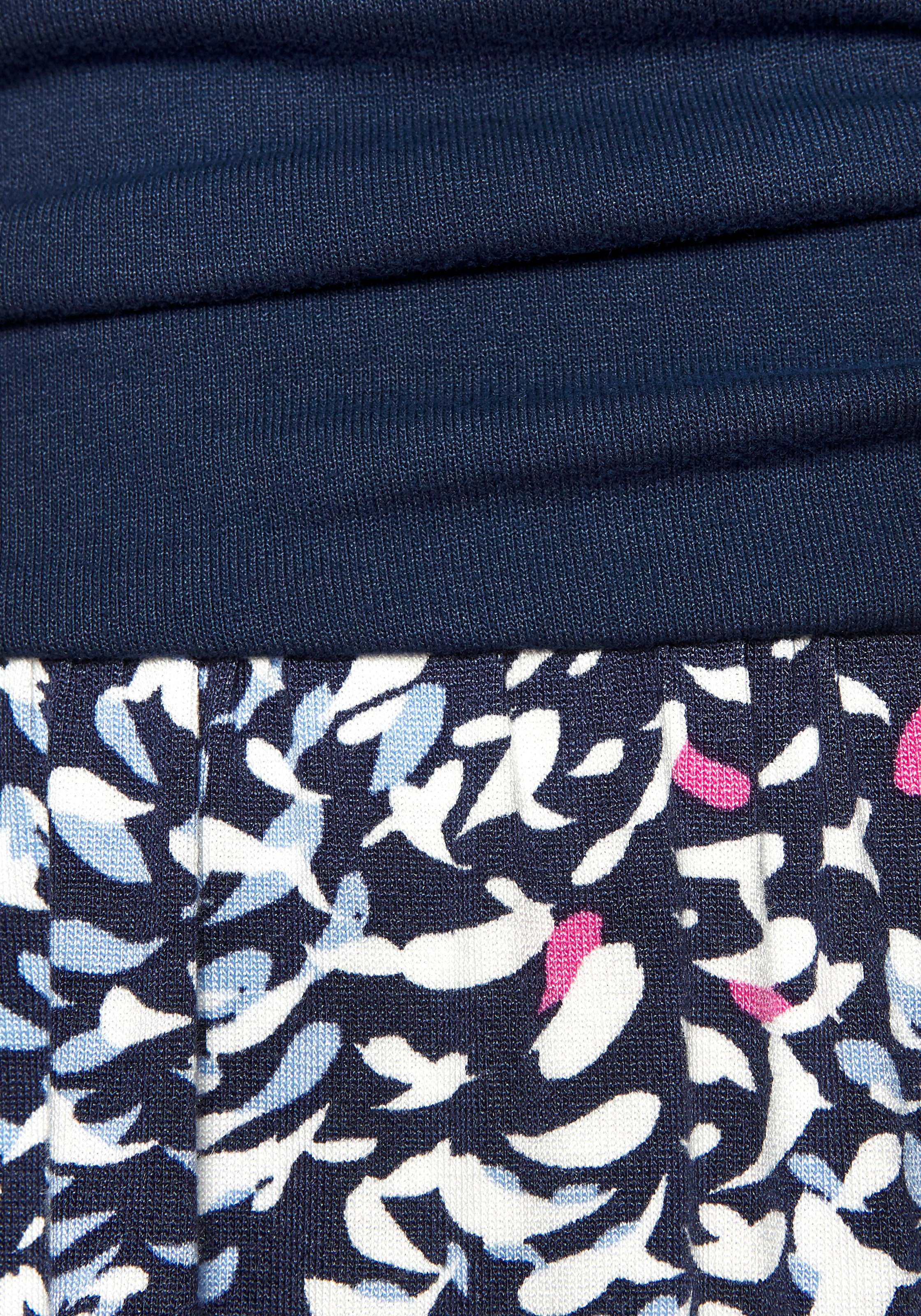 Vivance Maxikleid, mit schmalem Oberteil und Taschen, Strandkleid, Alloverprint