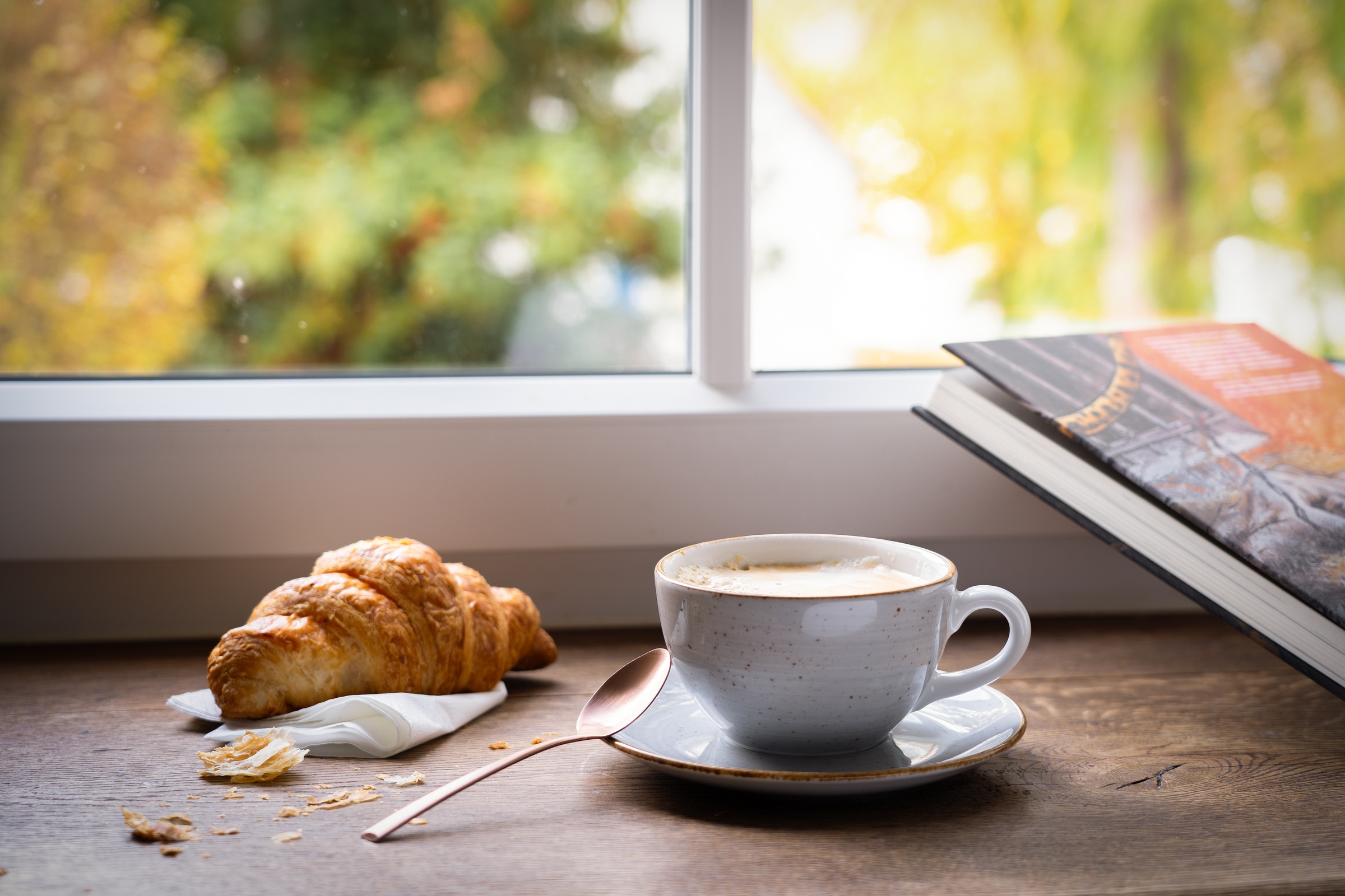 CreaTable Cappuccinotasse »Vintage Nature Stein, Cappuccino-Set, 8-tlg.« Handgemalt, Gesprenkelt, Rustikales Außenband