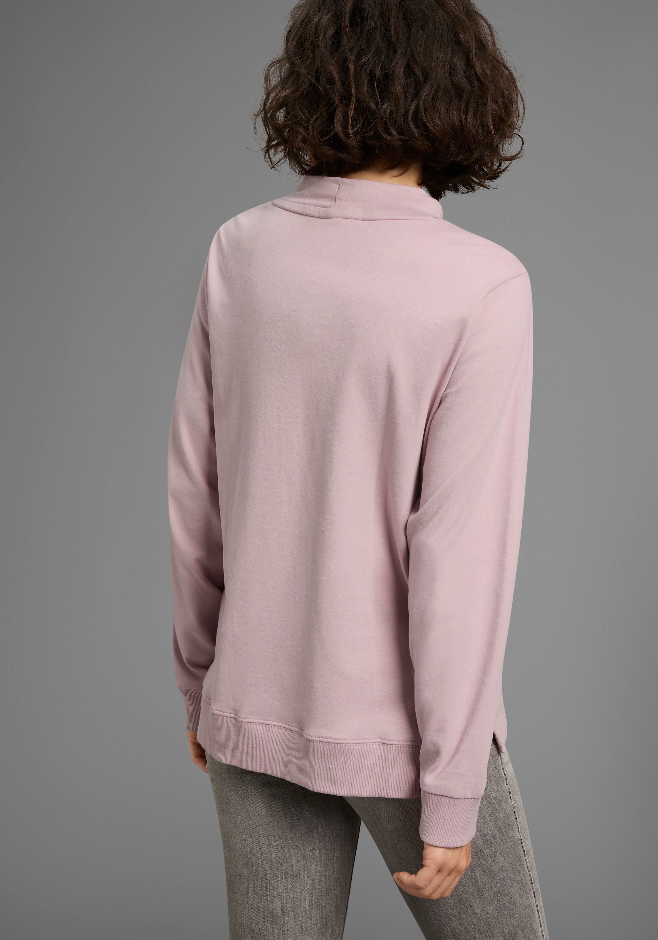 KangaROOS Sweatshirt, mit Stehkragen und Frontdruck