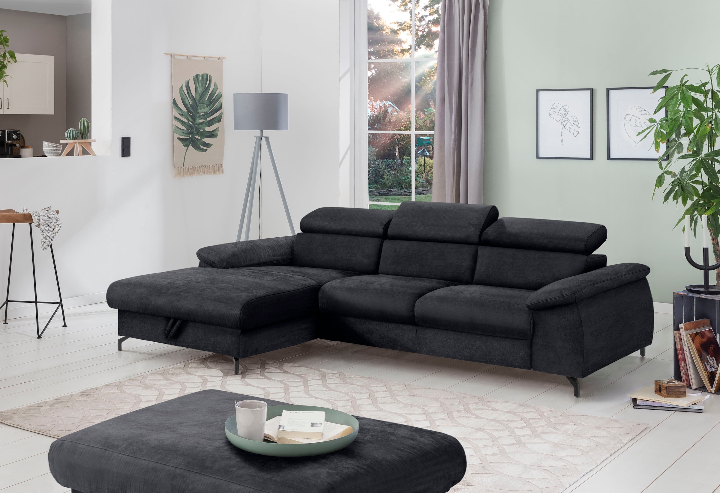 COTTA Ecksofa »Kitty L-Form«, Modern, L-Form, Bodenfreiheit 12,5 cm