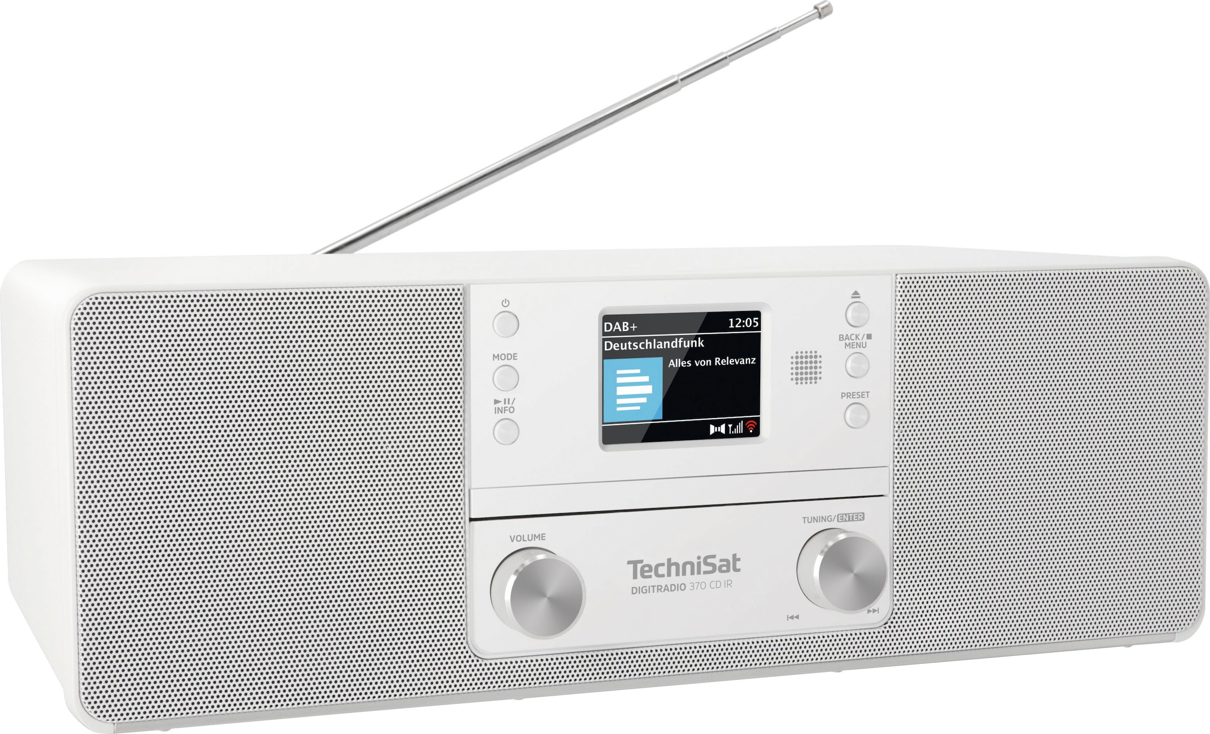 Digitalradio (DAB+) »DIGITRADIO 370 CD IR«, (Bluetooth-WLAN UKW mit RDS-Digitalradio...
