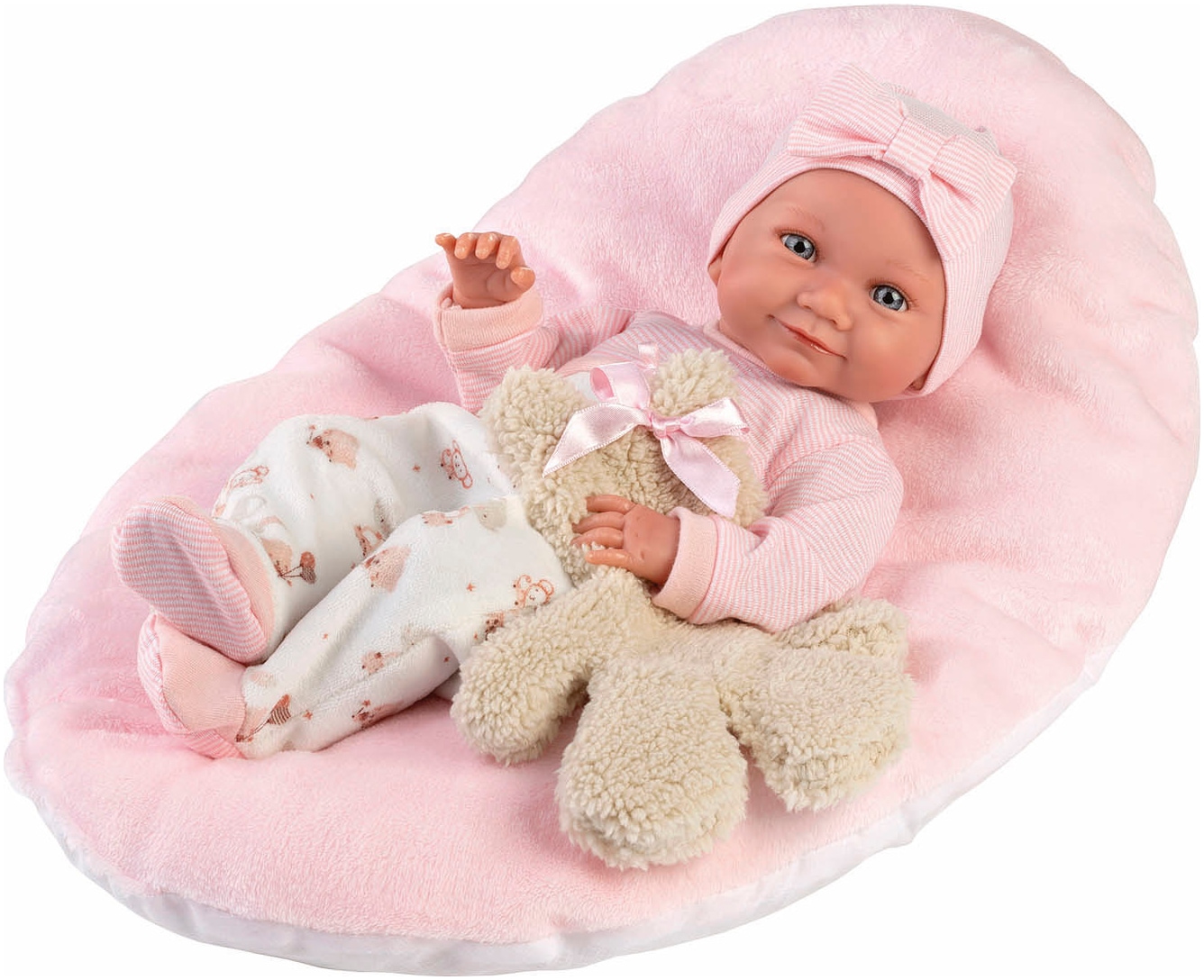 Babypuppe »Nica mit Kissen, rosa, 40cm«, Made in Europe