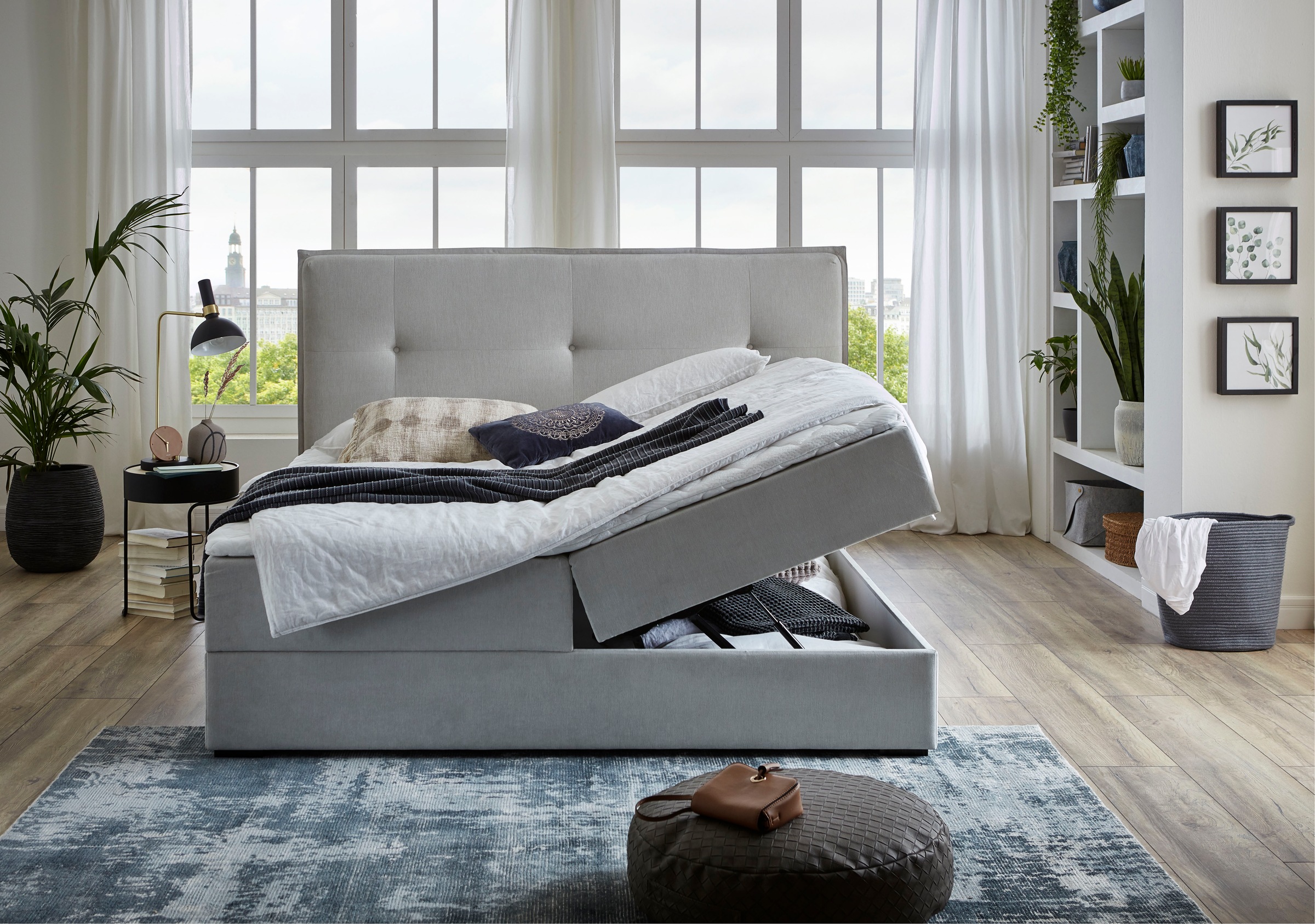 ATLANTIC home collection Boxbett »Lucy«, mit Bettkasten