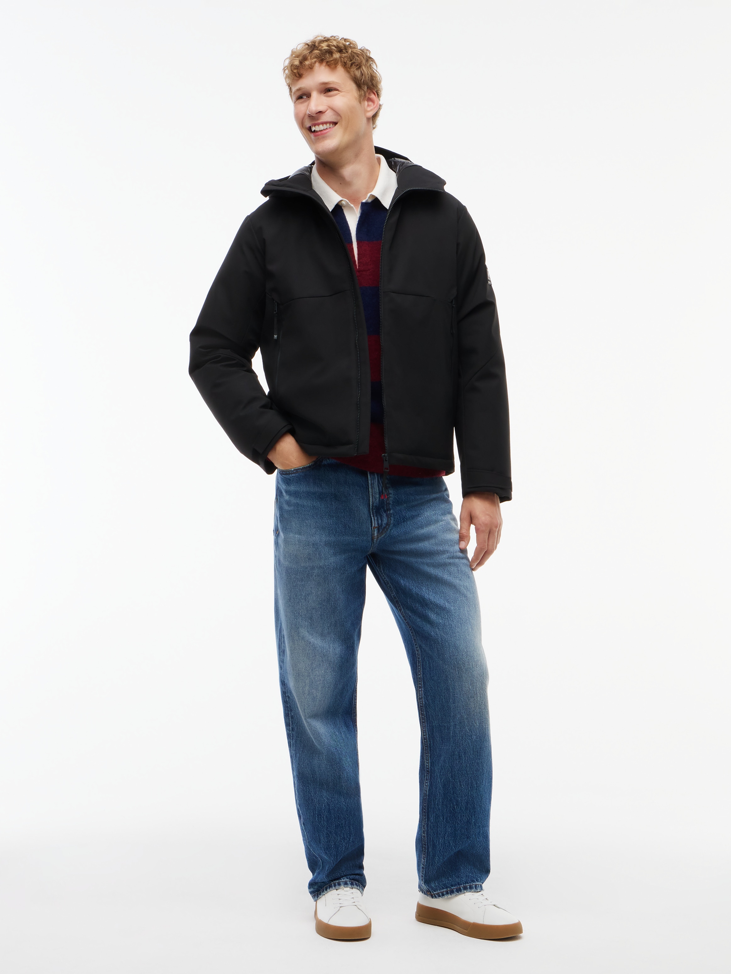 Tommy Hilfiger Kurzjacke »TECH HOODED PADDED« mit Kapuze