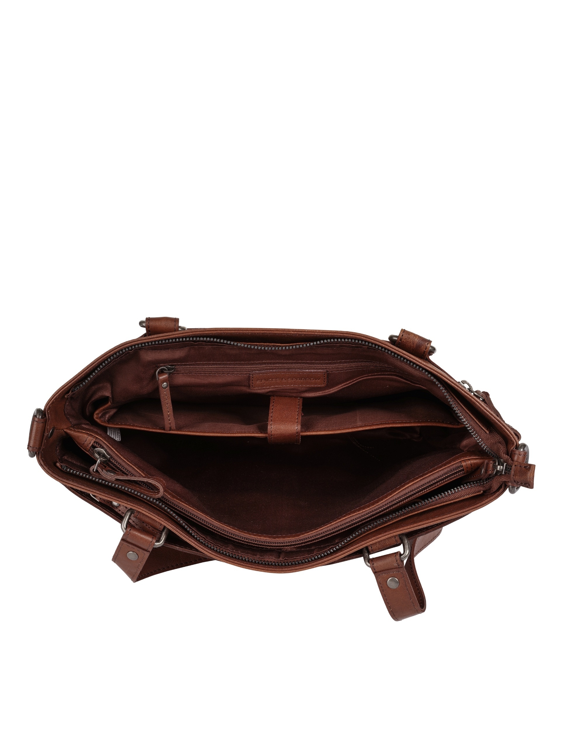Spikes & Sparrow Shopper, echt Leder