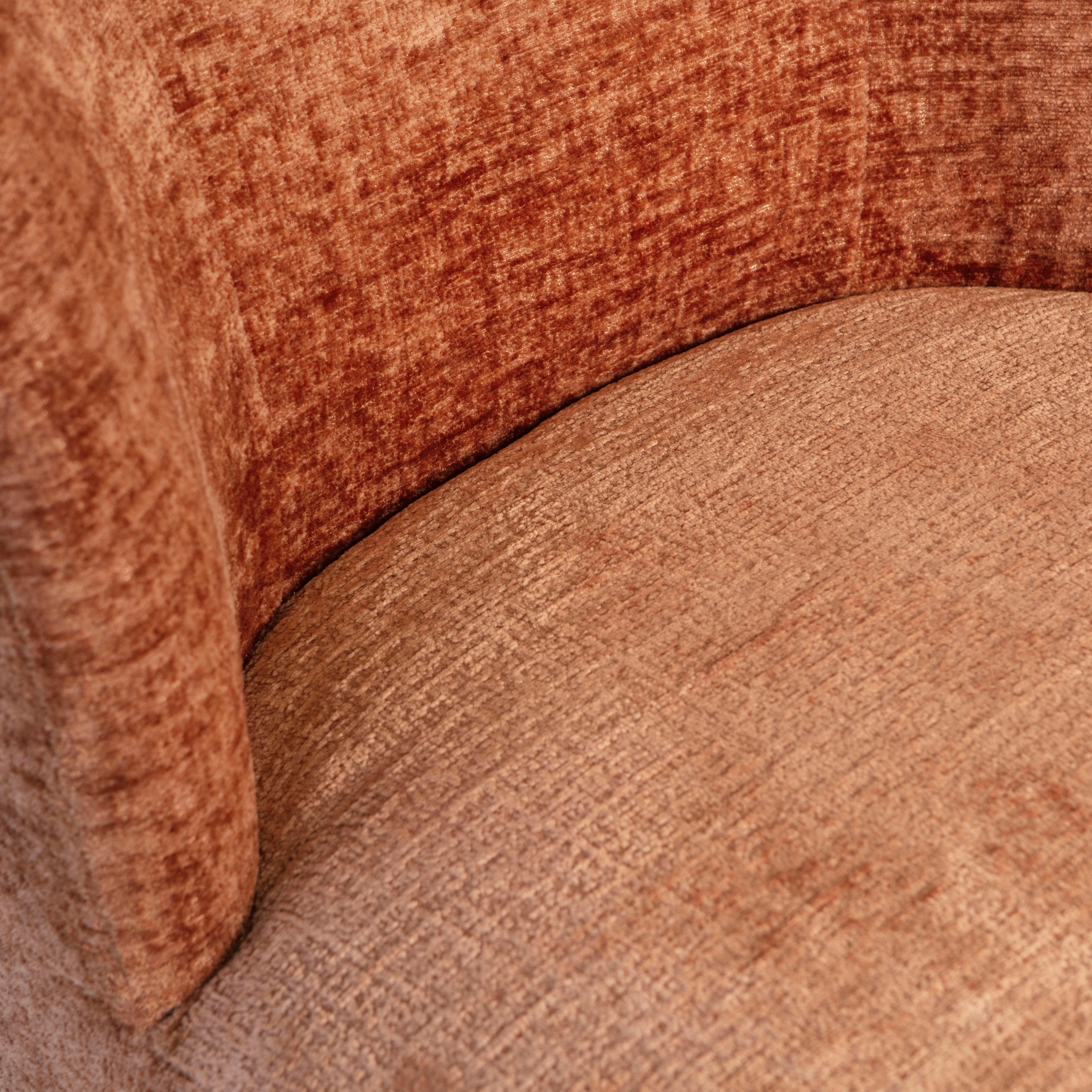 WOOOD Drehsessel »Atty mit struktur-Velvetbezug und Drehmechanismus B 74 x T 65 x H 75cm« Sehr hohe Verschleißfestigkeit, montiert geliefert, Tragkraft 120 kg