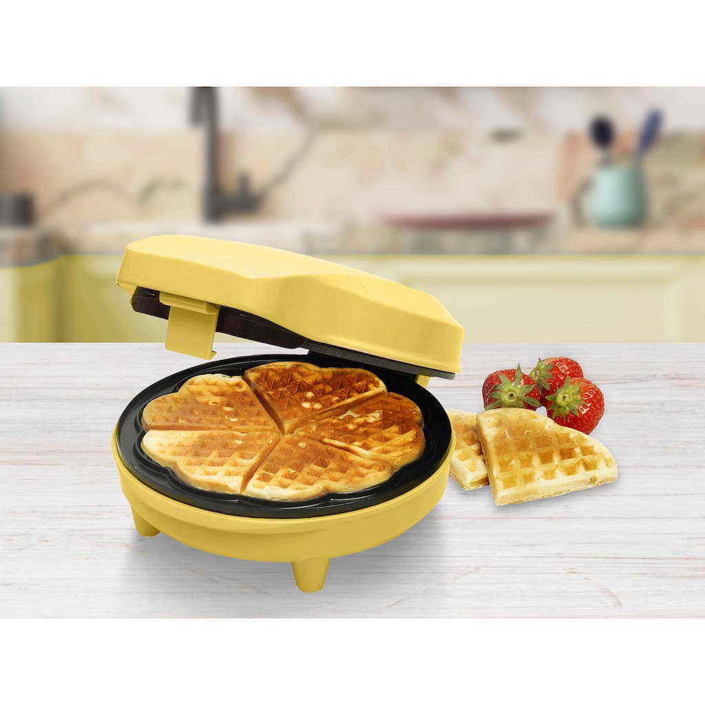 bestron Waffeleisen »ASW217V für klassische Herzwaffeln«, 700 W