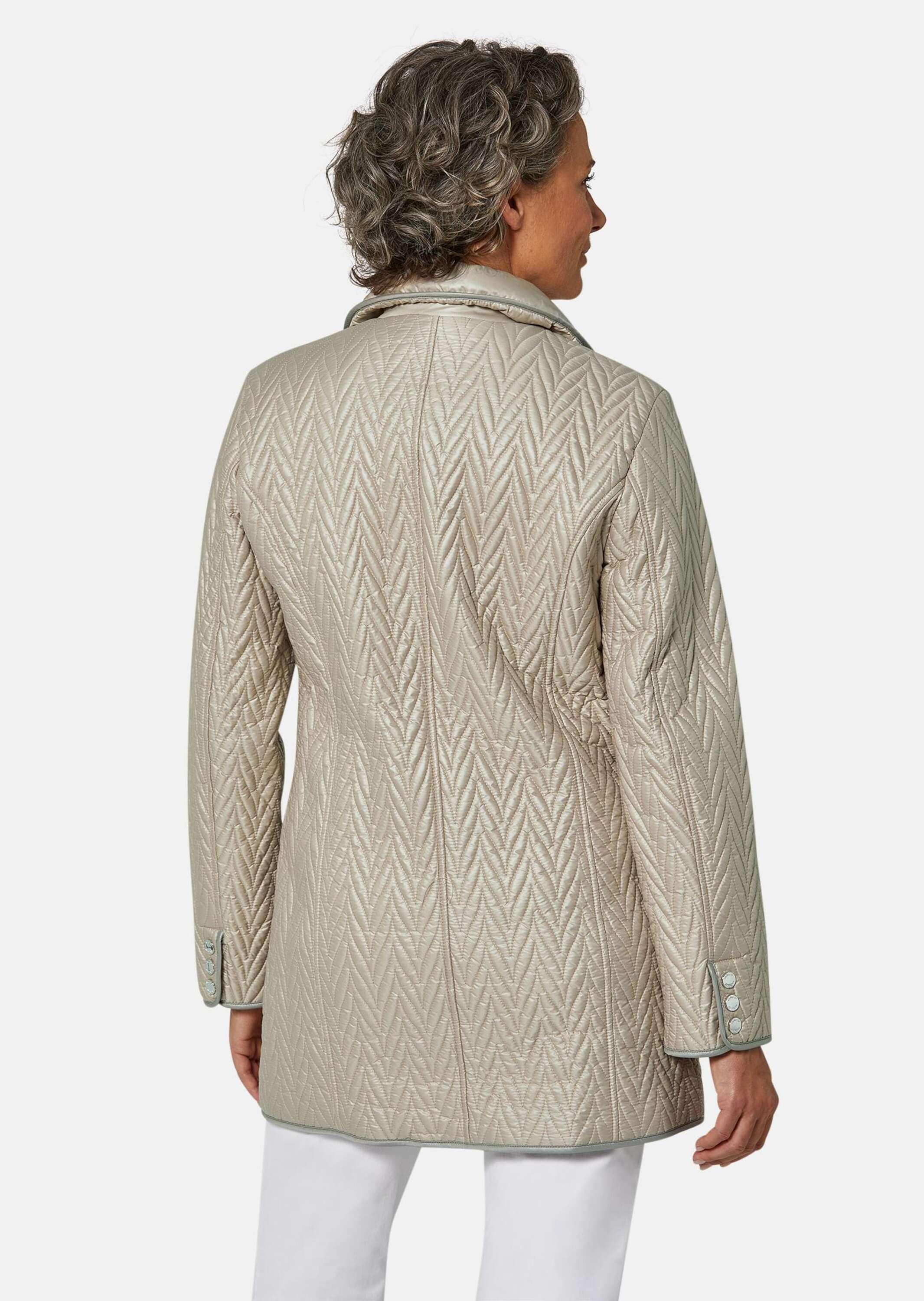 GOLDNER Steppjacke »Kurzgröße Longjacke mit außergewöhnlicher Steppung«