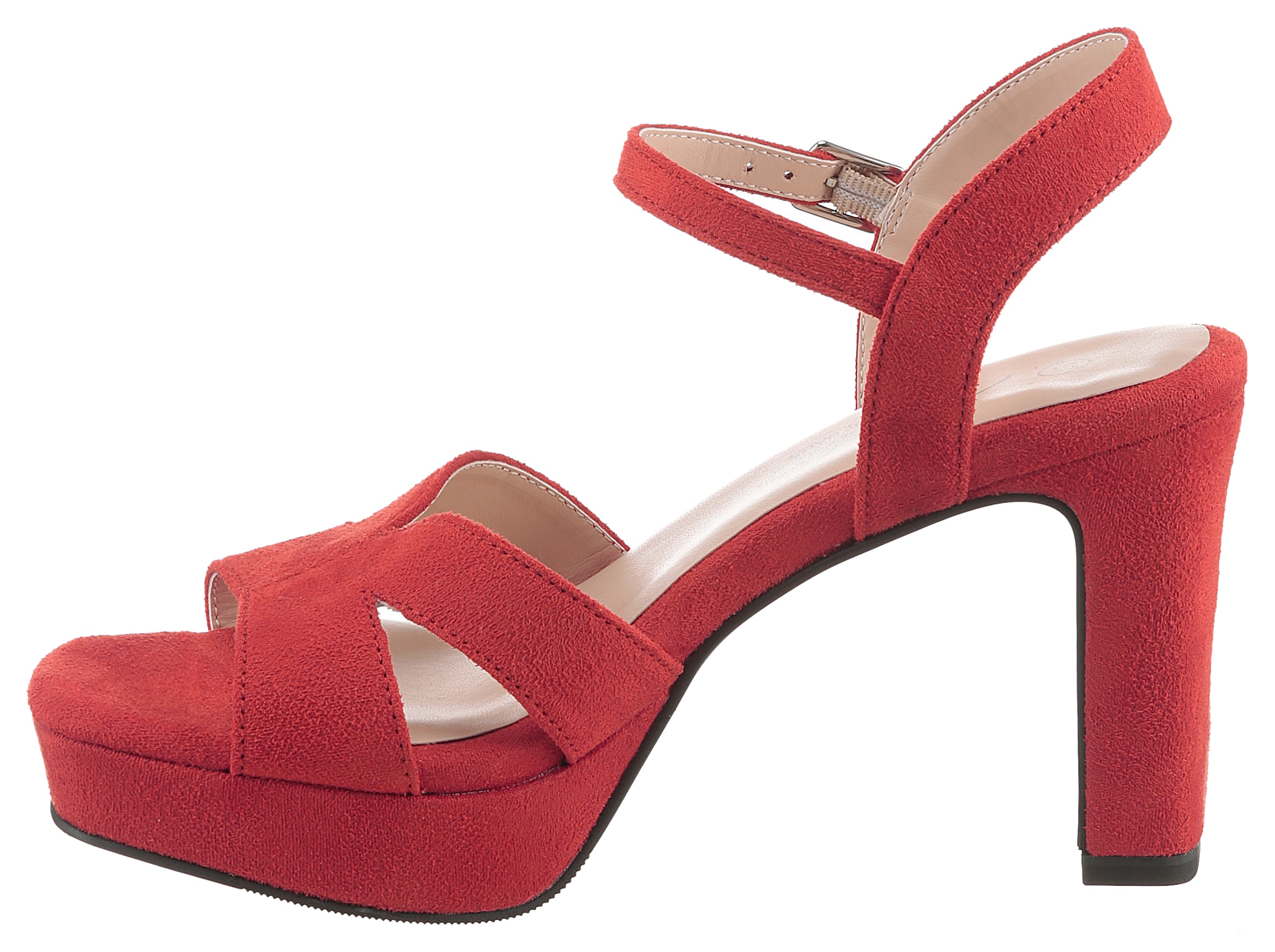 Aniston SHOES High-Heel-Sandalette, Sommerschuh, Abendsandale, Plateau - NEUE KOLLEKTION