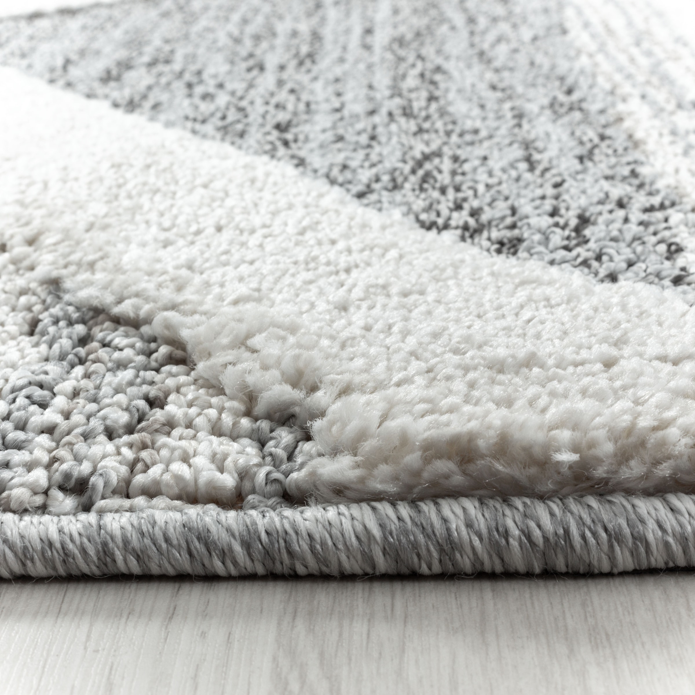 Ayyildiz Teppiche Teppich »PISA 4709«, rund, 20 mm Höhe, auch rechteckig, Hoch Tief Struktur, Wohnzimmer, Schlafzimmer