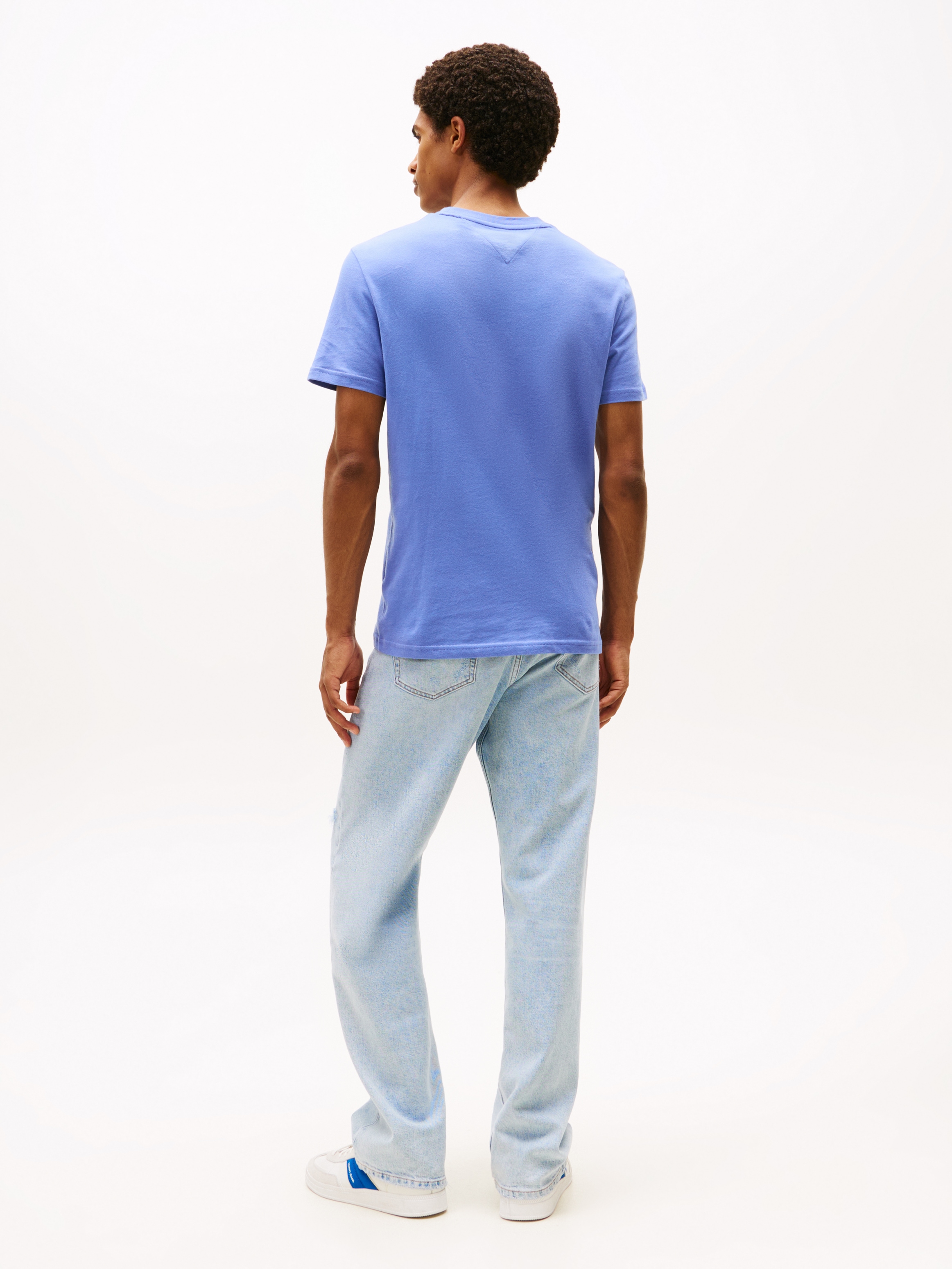 Tommy Jeans Rundhalsshirt »TJM XSLIM 2PACK JERSEY TEE EXT«, (Packung, 2er-Pack), Logostickerei, 2Pack