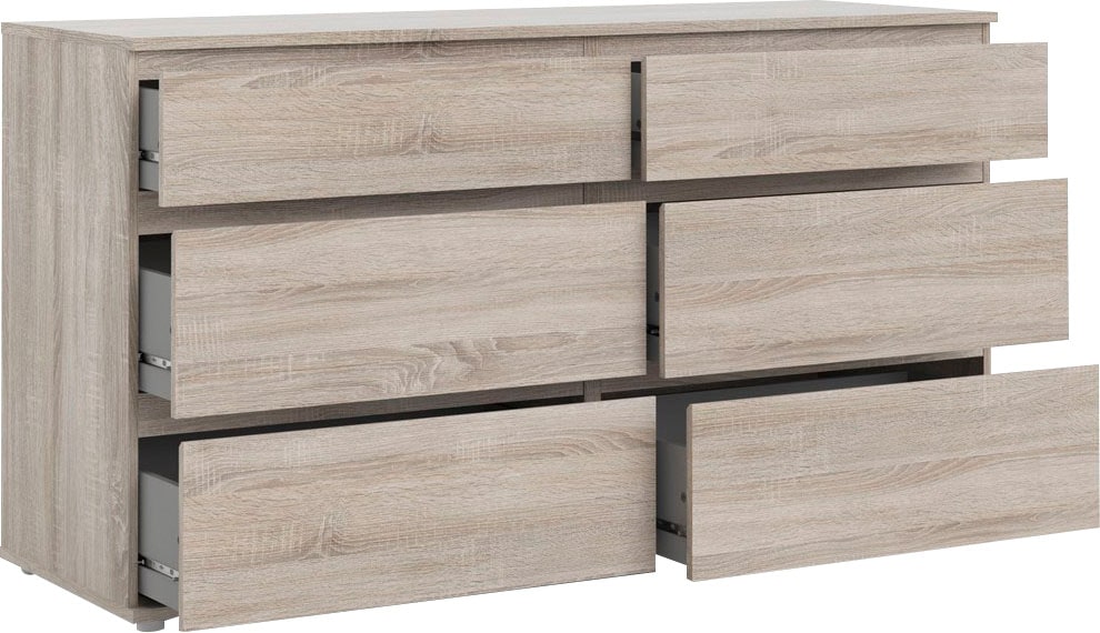 INOSIGN Kommode »Nova, Aufbewahrung, Schubladenschrank, Stauraum«, 8 Schubladen, Stauraum, grifflos, Breite 154 cm, Höhe 84 cm