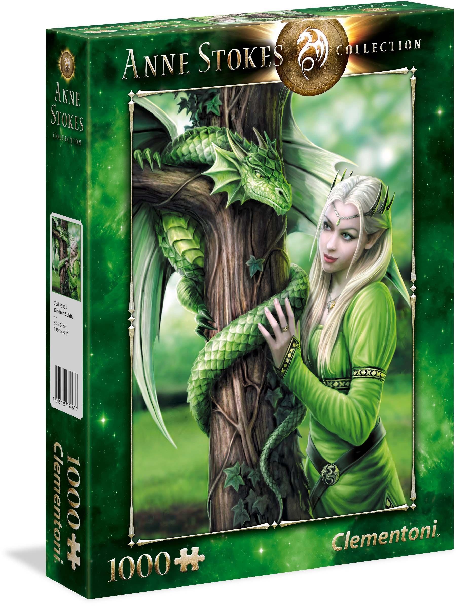 Clementoni® Puzzle »Anne Stokes Collection - Verwandte Seelen«, Made in Europe