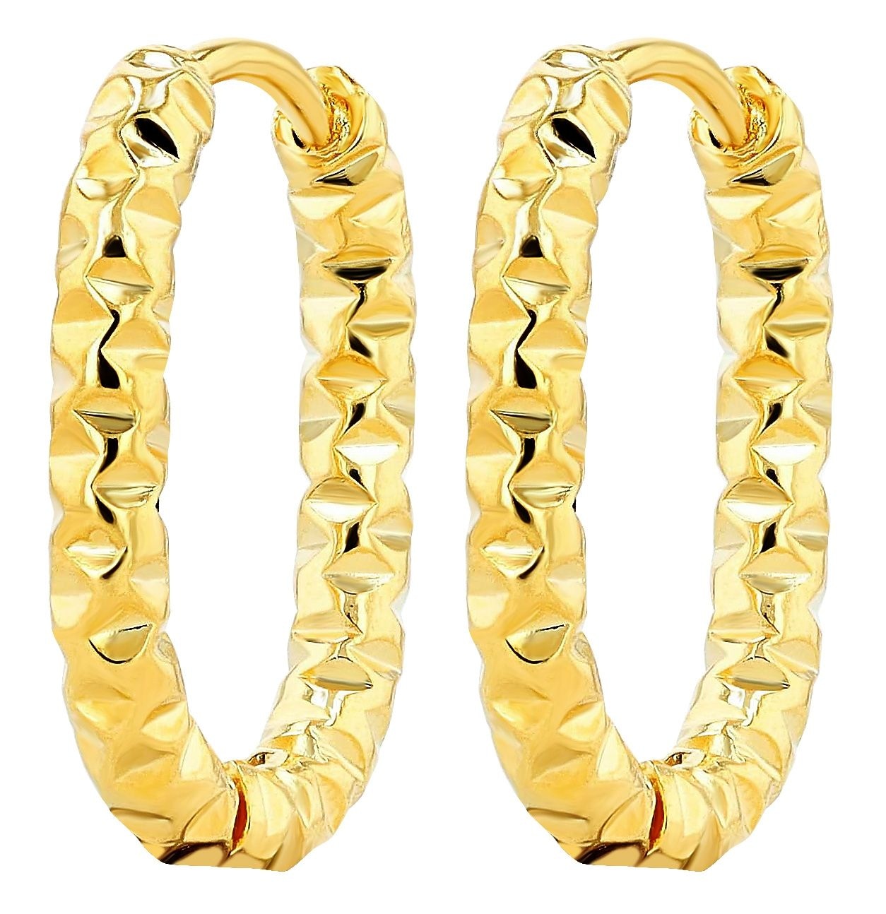 Adelia´s Paar Creolen »Damen Ohrringe ¿ Creole aus Edelstahl«