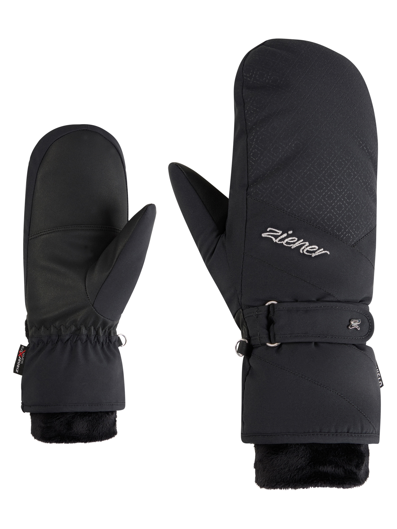 Ziener Damen Fäustlinge »KENDRIA-Z AS PR MITTEN« in schwarz, Größe 7.5