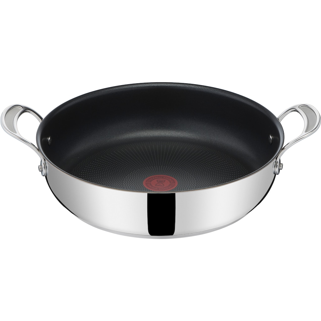 Tefal Servierpfanne »Jamie Oliver Cook's Classic«, Edelstahl, (1 tlg.), Edelstahl,Antihaftversiegelung,Thermo-Signal,alle Herdarten,Induktion