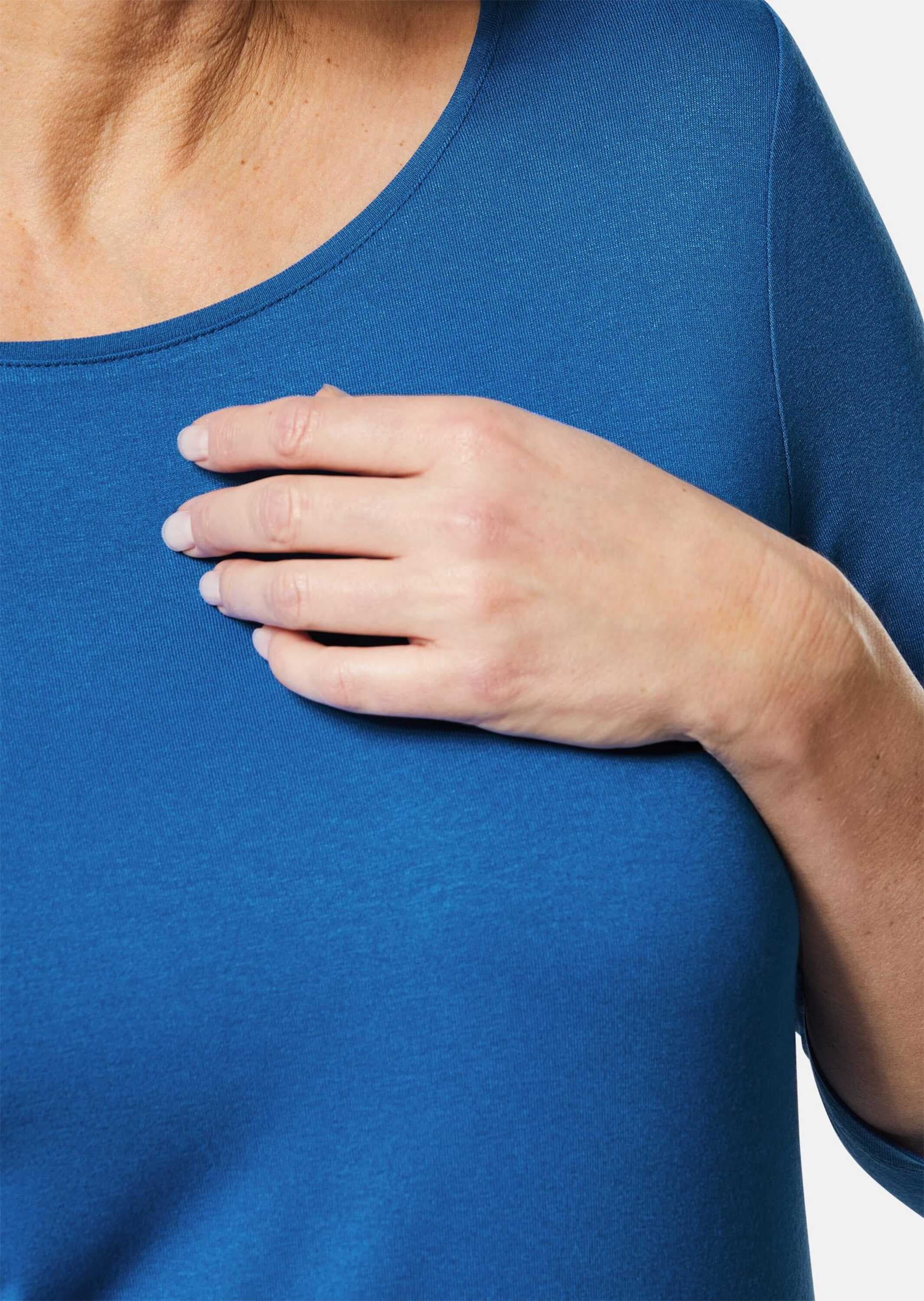 GOLDNER 3/4-Arm-Shirt »Trageangenehmes Viskoseshirt mit Elasthan«