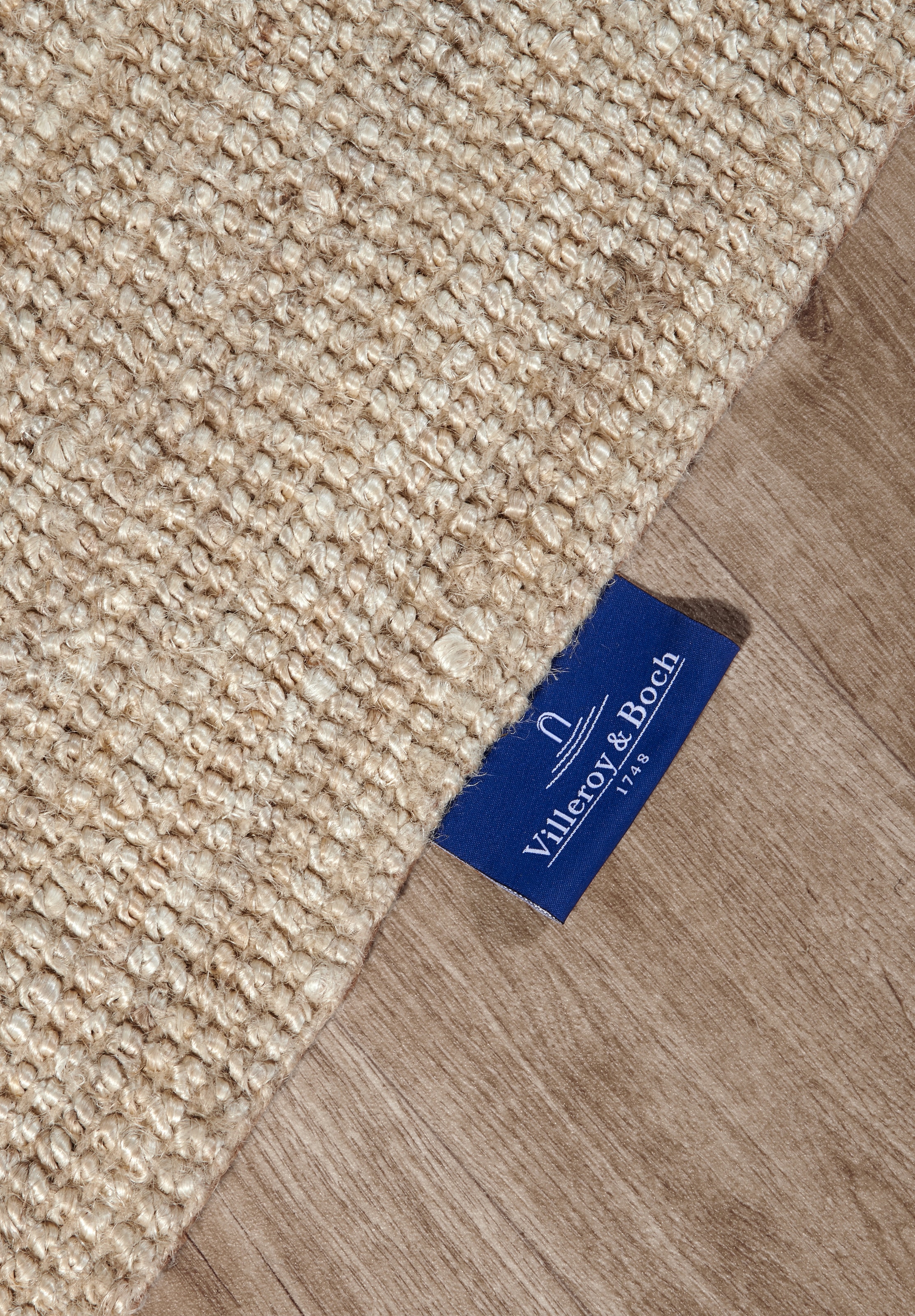 Villeroy & Boch Teppich »Rosalie«, rechteckig, 10 mm Höhe, Jute, Natur, Wohnzimmer, Esszimmer, Schlafzimmer, Flur, Modern, Boho