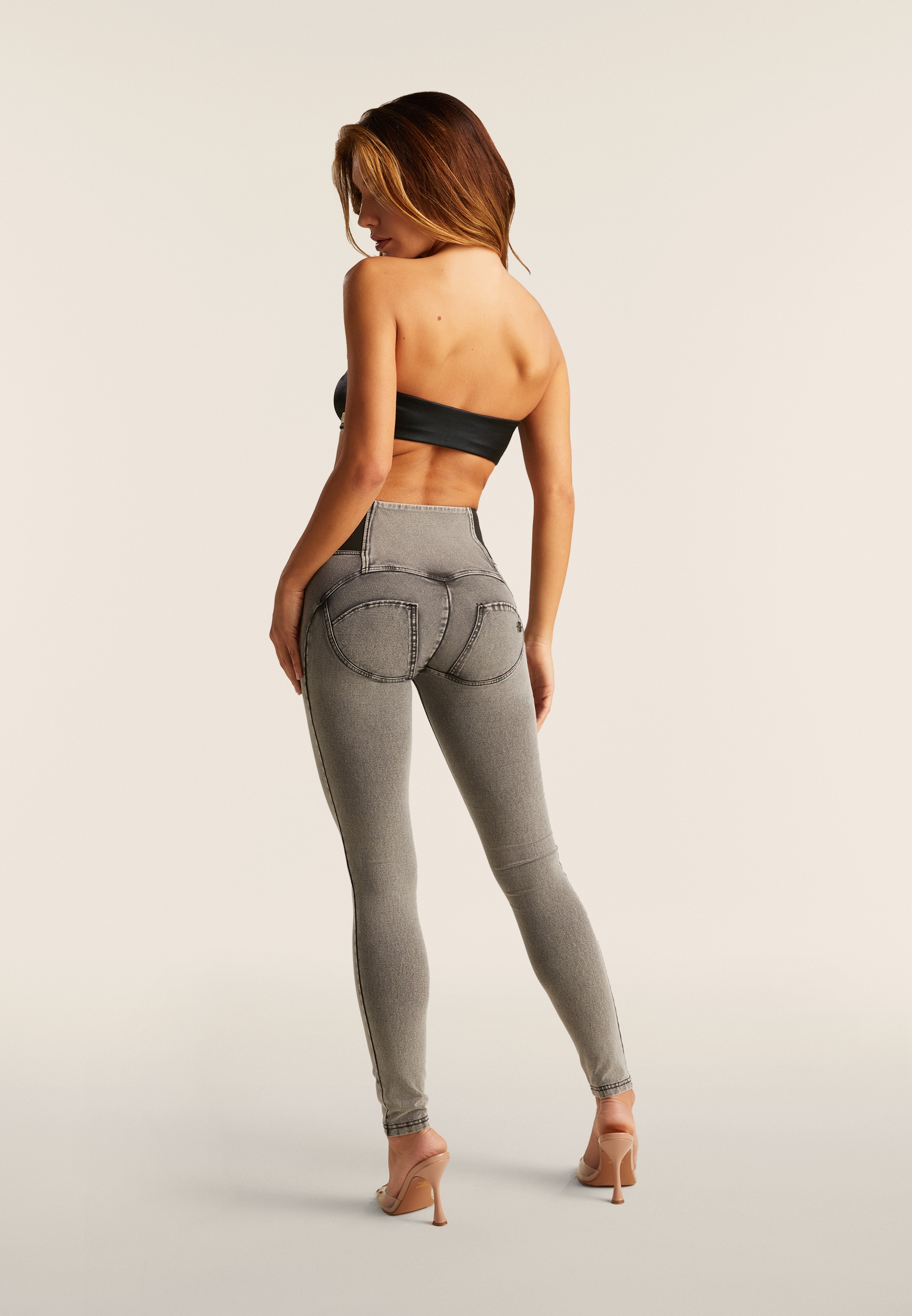 Freddy Highwaist Leggings »WRUP HIGH WAIST SKINNY«, mit Reißverschluß - Lifting & Shaping Effekt