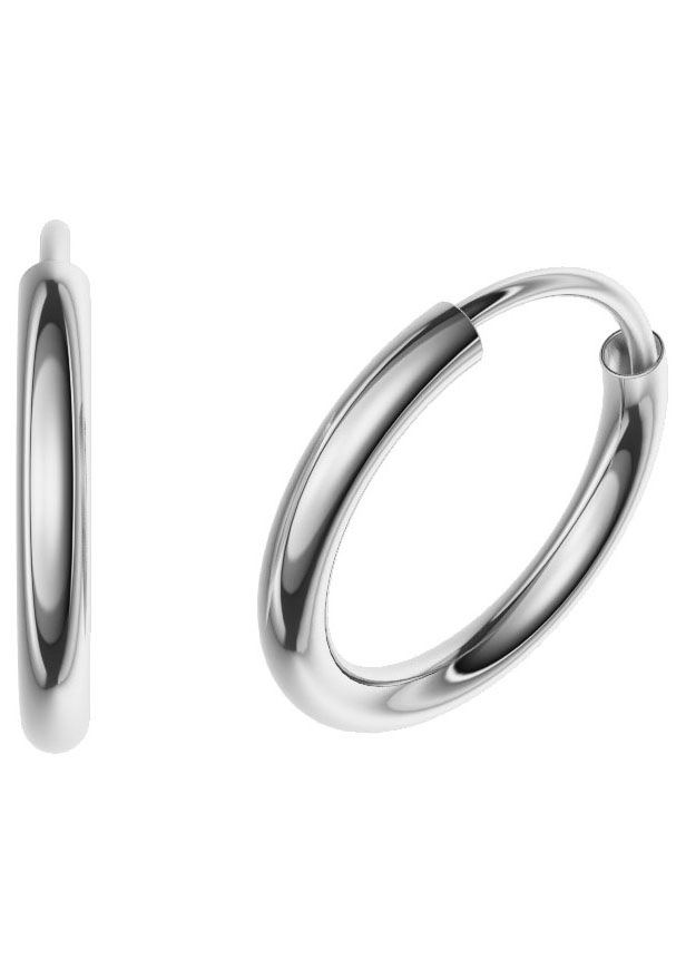 Firetti Paar Creolen »Schmuck Geschenk Silber 925 2,0 mm breit«, Made in Germany