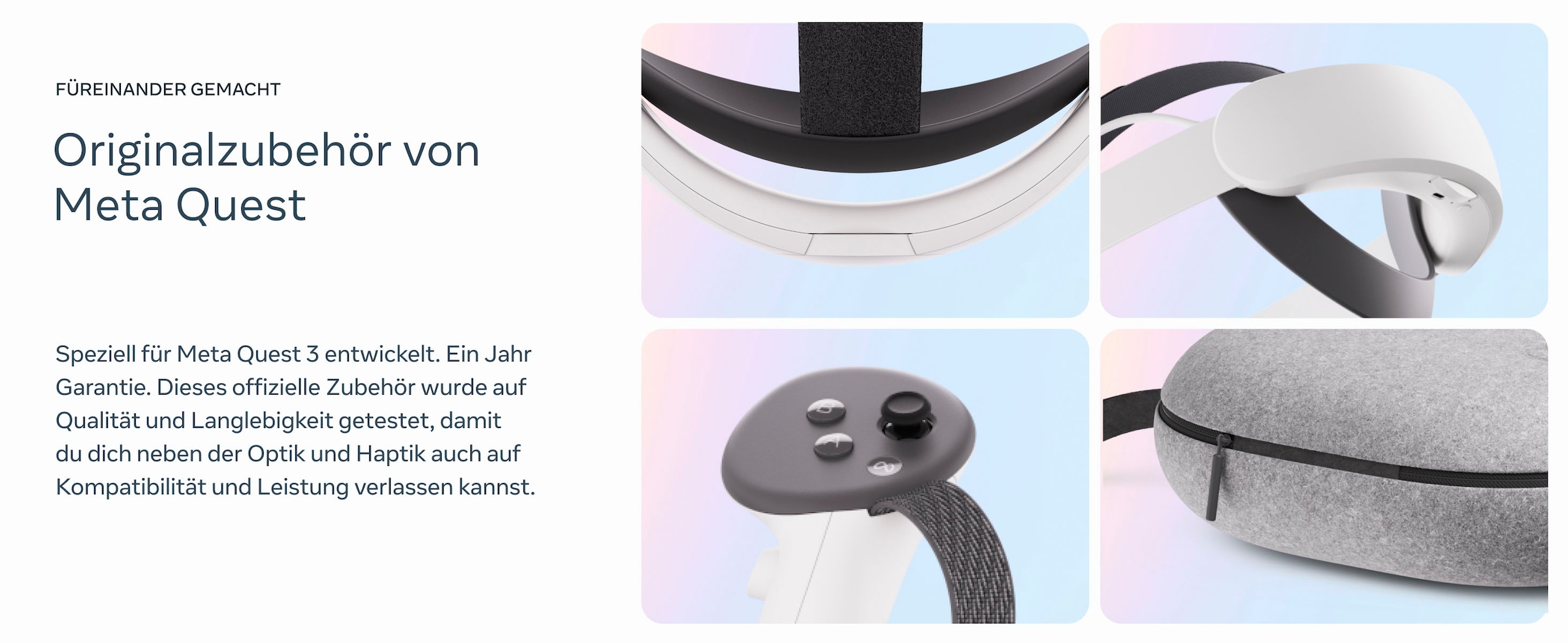 Meta Headset-Halterung »Quest 3 Elite-Riemen mit Akku (Elite Strap with Battery)«