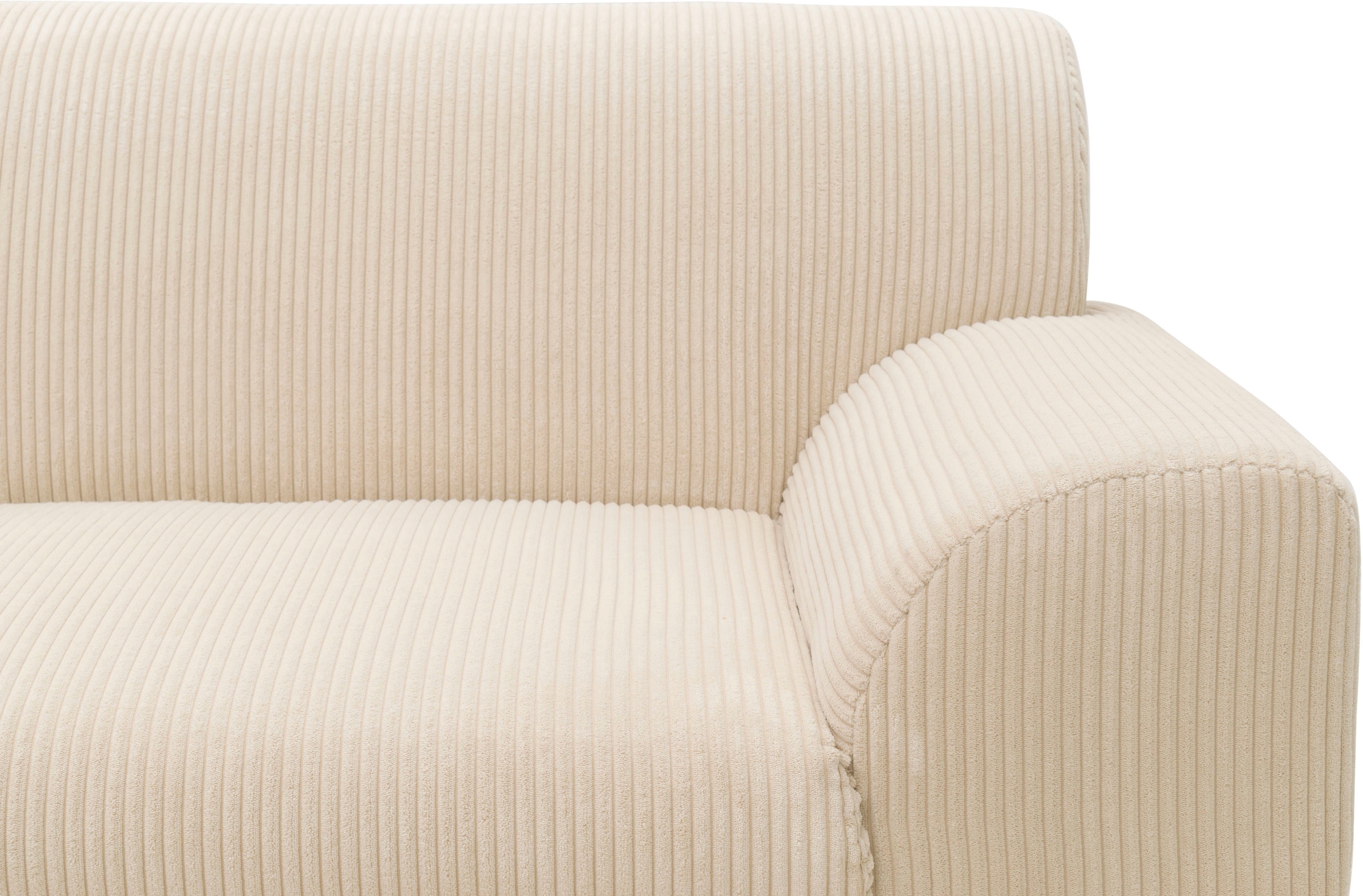 Home affaire Ecksofa »Nika zeitlos und elegant, L-Form«, wahlweise mit Bettfunktion, auch in Cord