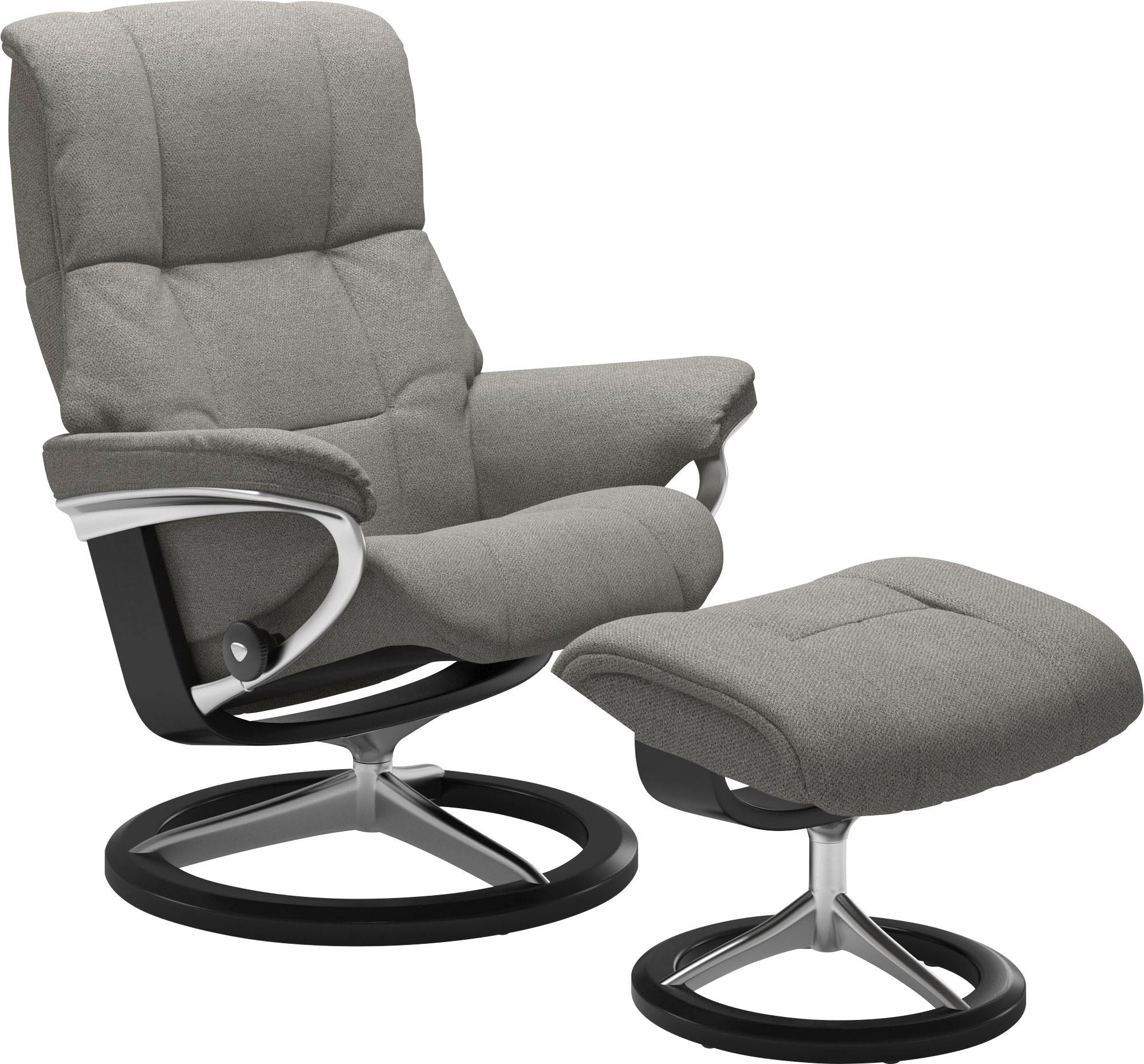 Stressless® Relaxsessel »Mayfair«, mit Hocker, mit Signature Base, Größe S, M & L, Gestell Schwarz